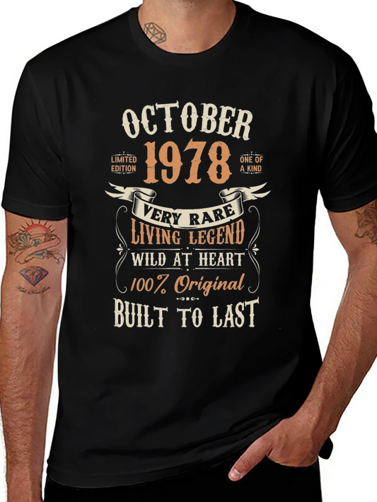 Camiseta Clásica Octubre 1978 Edición Limitada