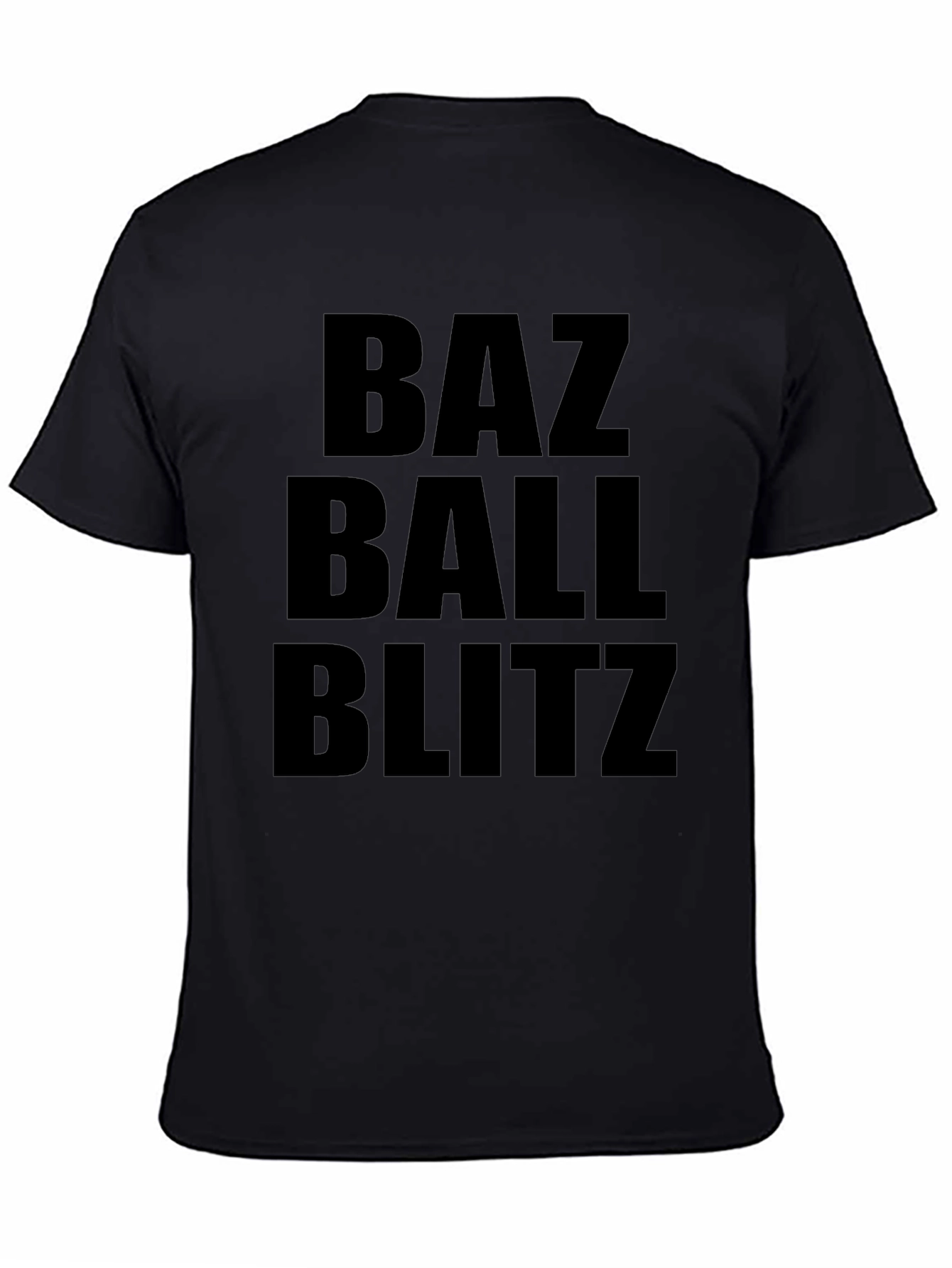Camiseta Negra Baz Ball Blitz para Hombre