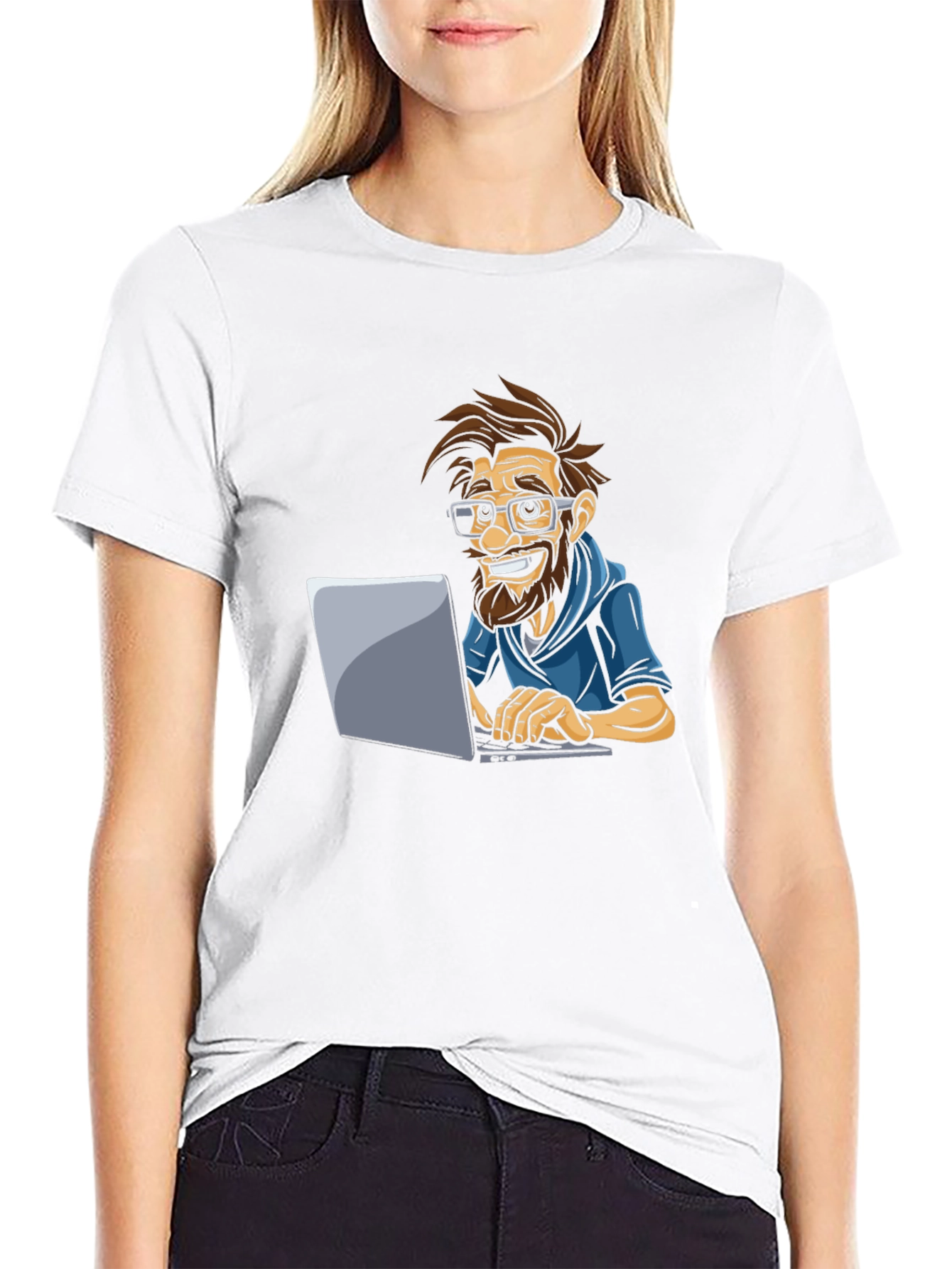 Camiseta Negra Hombre: Diseño Original Programador
