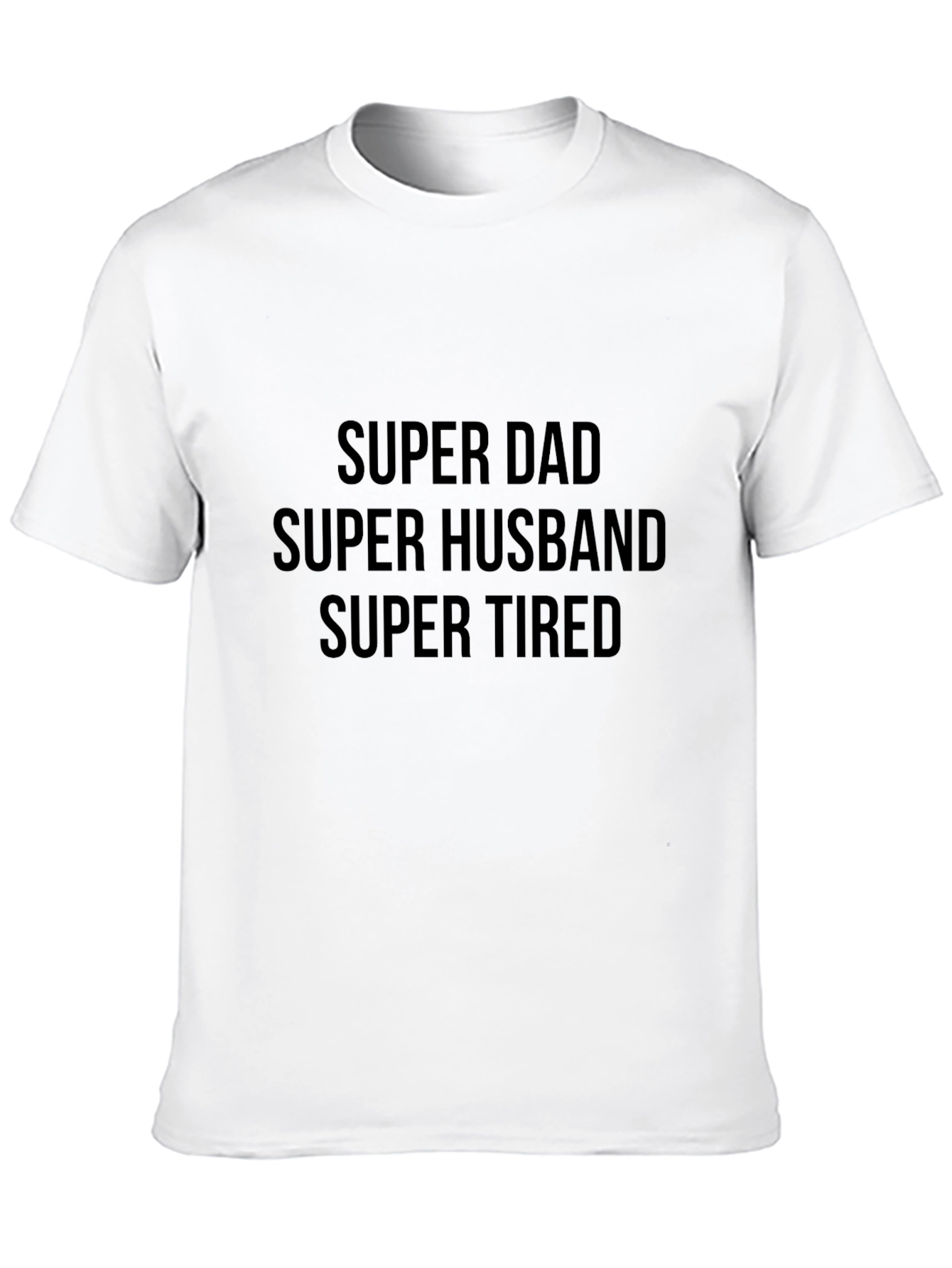 Camiseta Hombre Super Dad Husband Tired