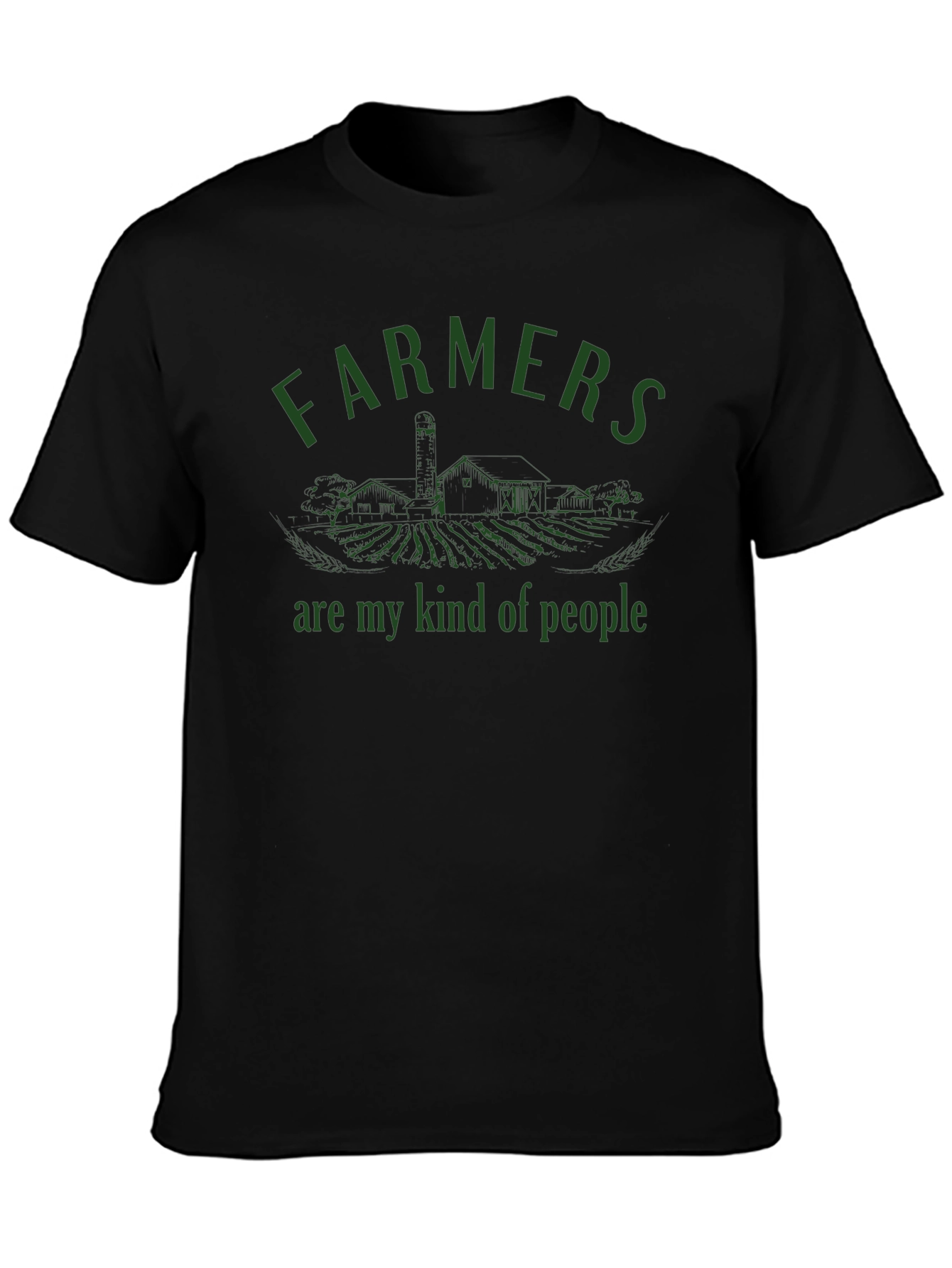 Camiseta Negra Farmers Are My Kind Of People
