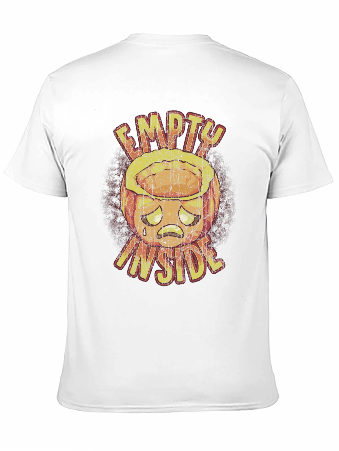 Camiseta Negra Gráfica Empty Inside