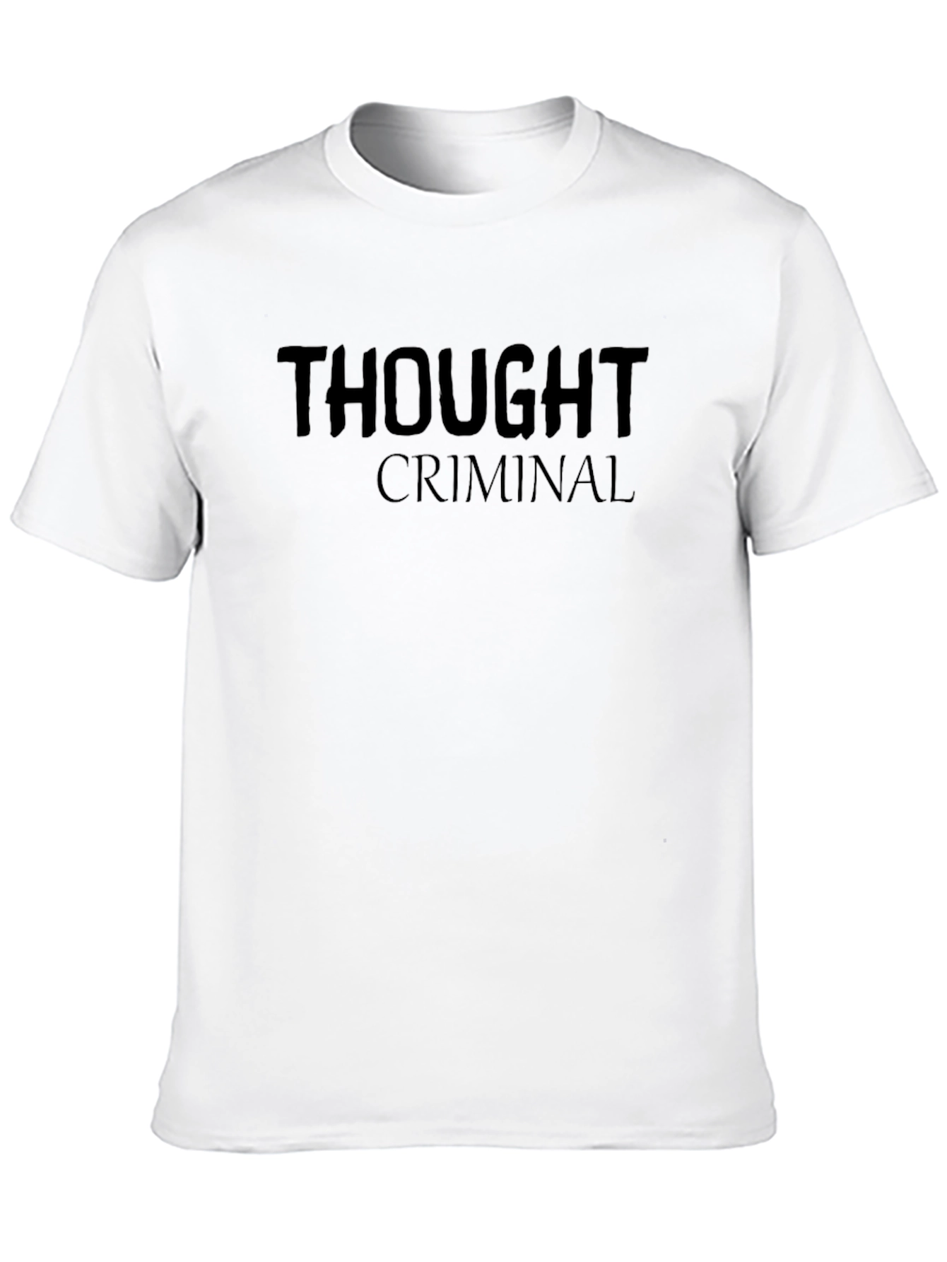 Camiseta Negra Criminal del Pensamiento