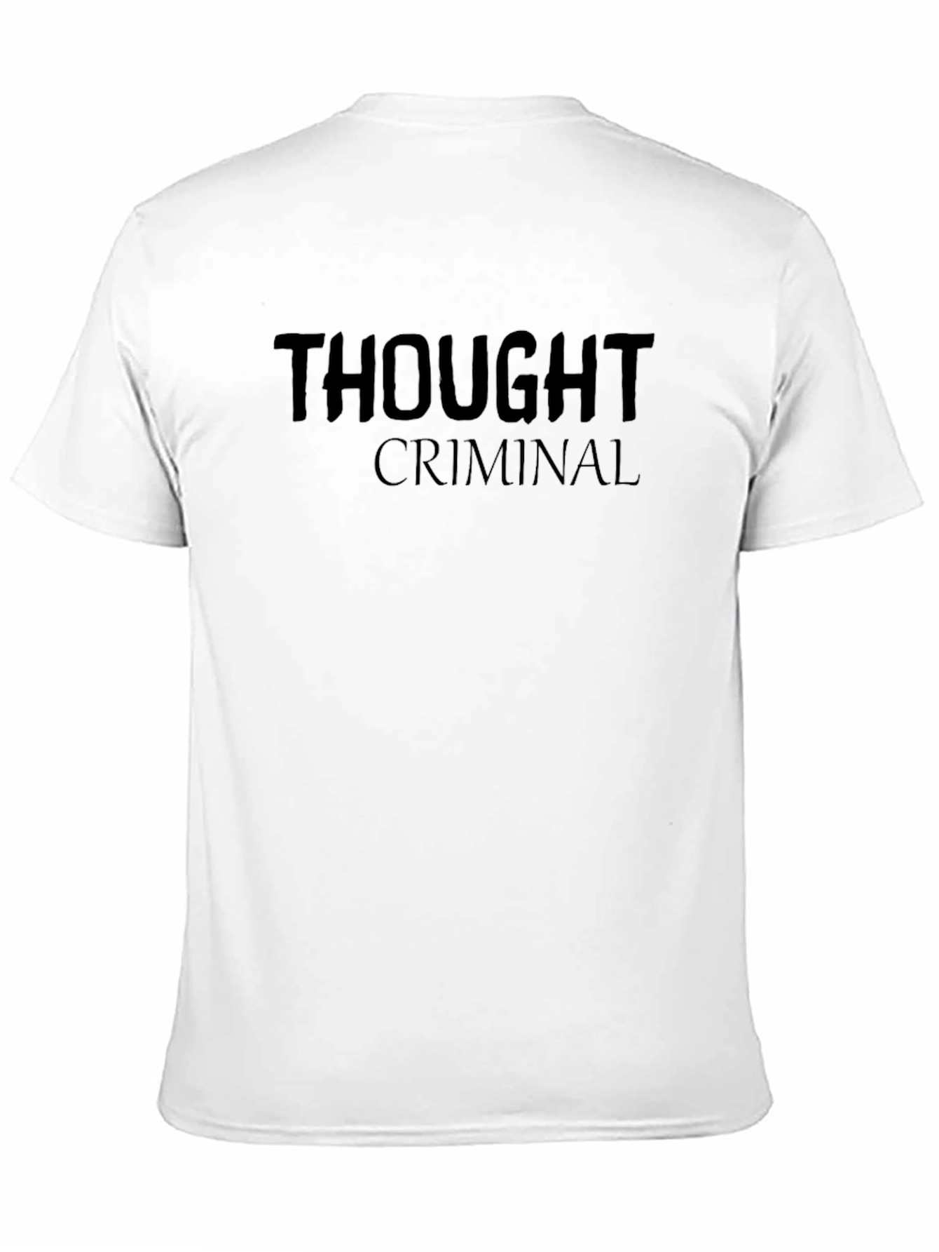 Camiseta Negra Criminal del Pensamiento