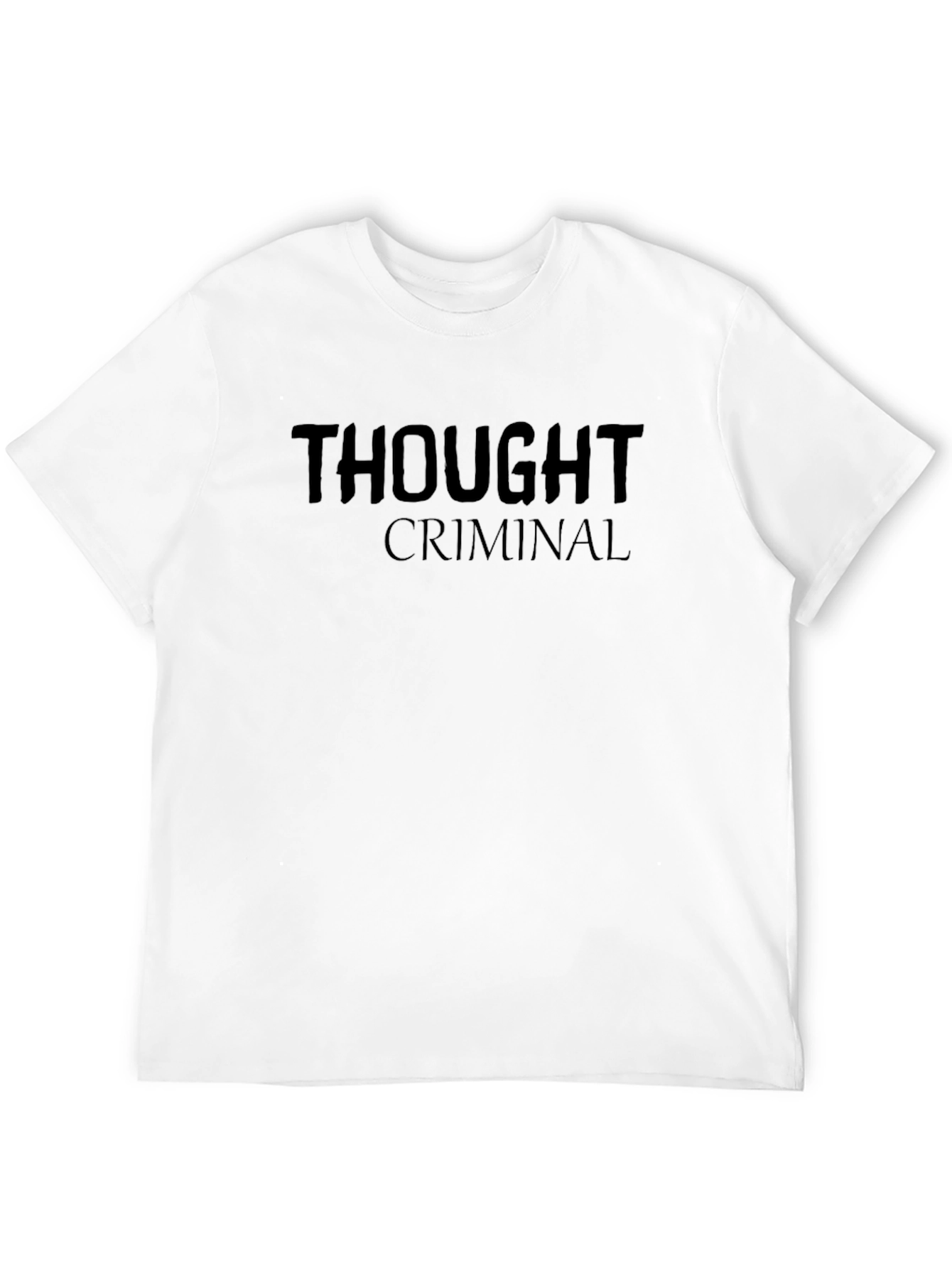 Camiseta Negra Criminal del Pensamiento