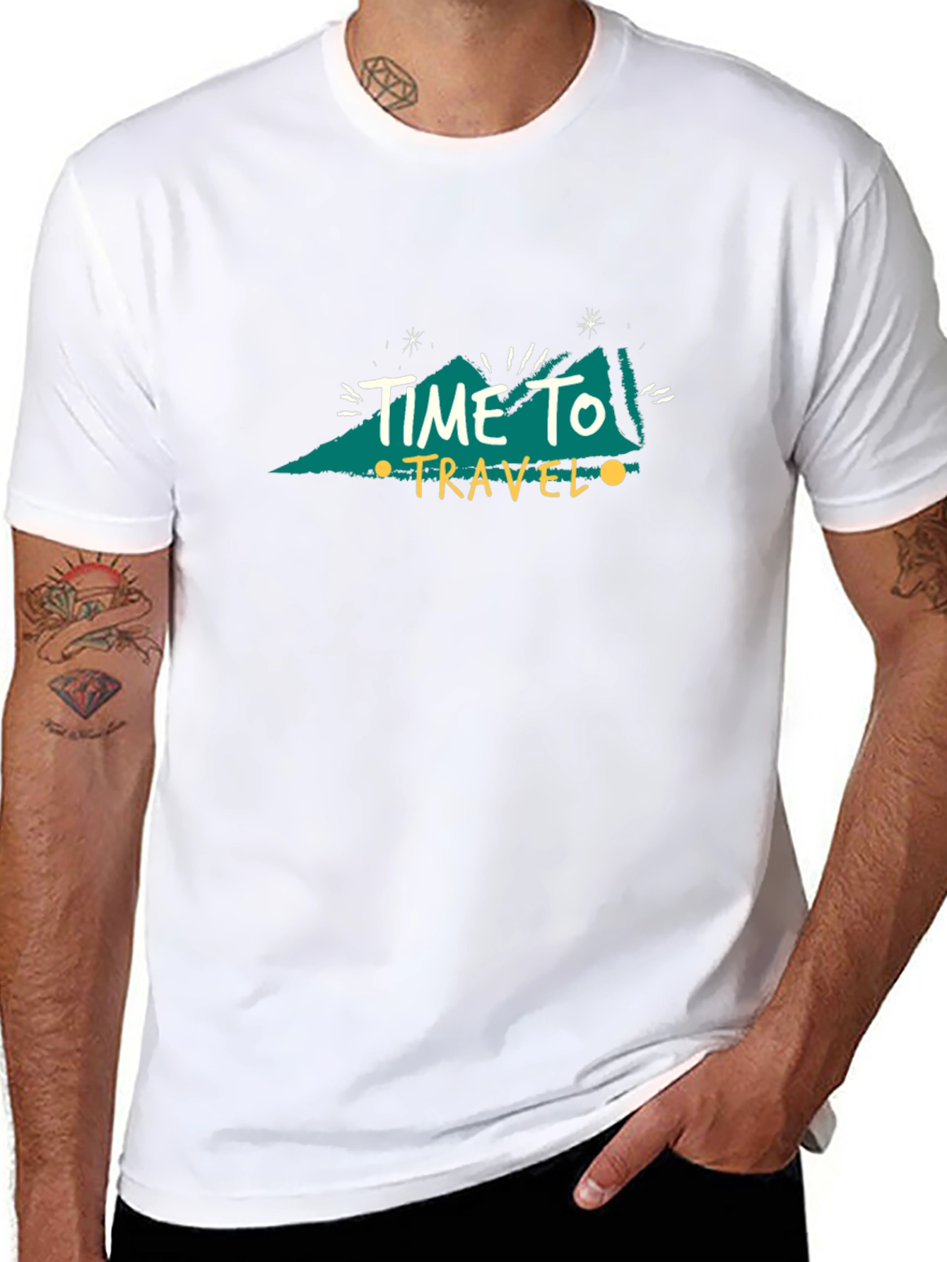 Camiseta Negra Time To Travel