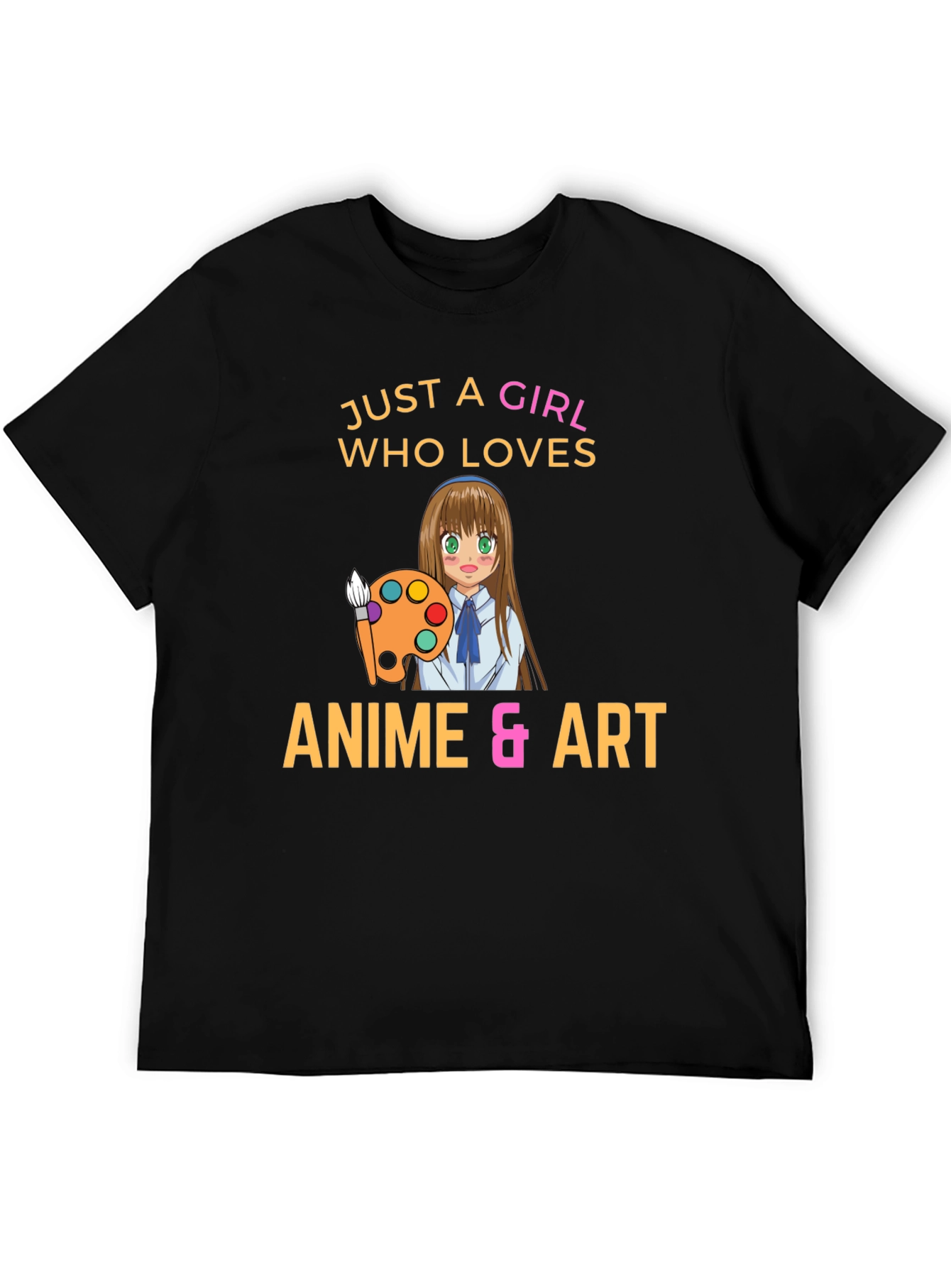 Camiseta Negra Anime & Arte