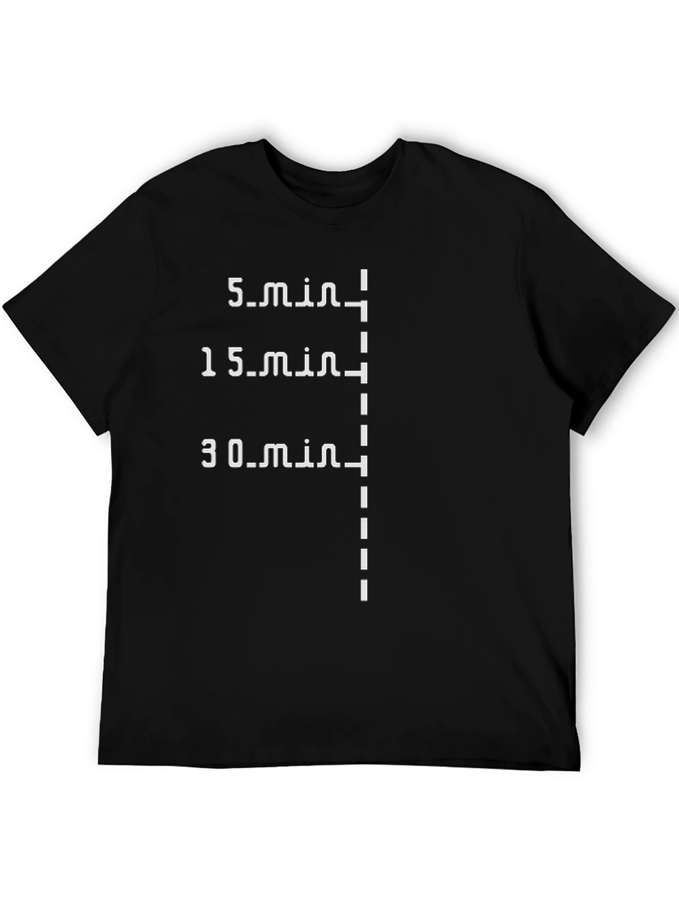 Camiseta Negra Algodón Tiempo de Cocción