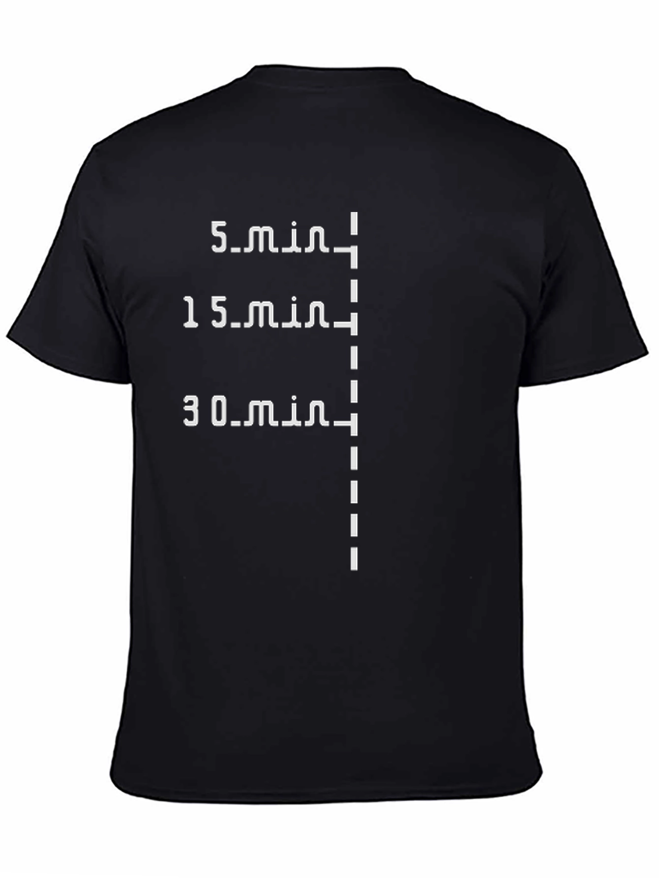 Camiseta Negra Algodón Tiempo de Cocción