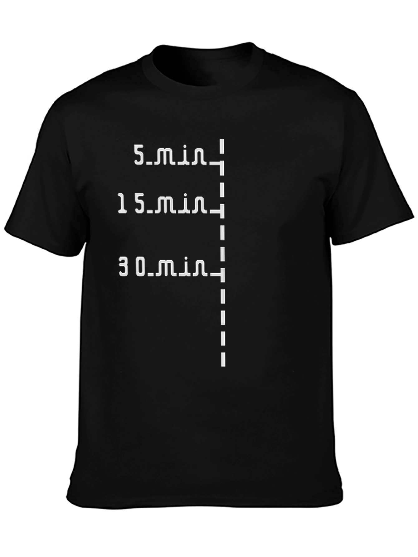 Camiseta Negra Algodón Tiempo de Cocción