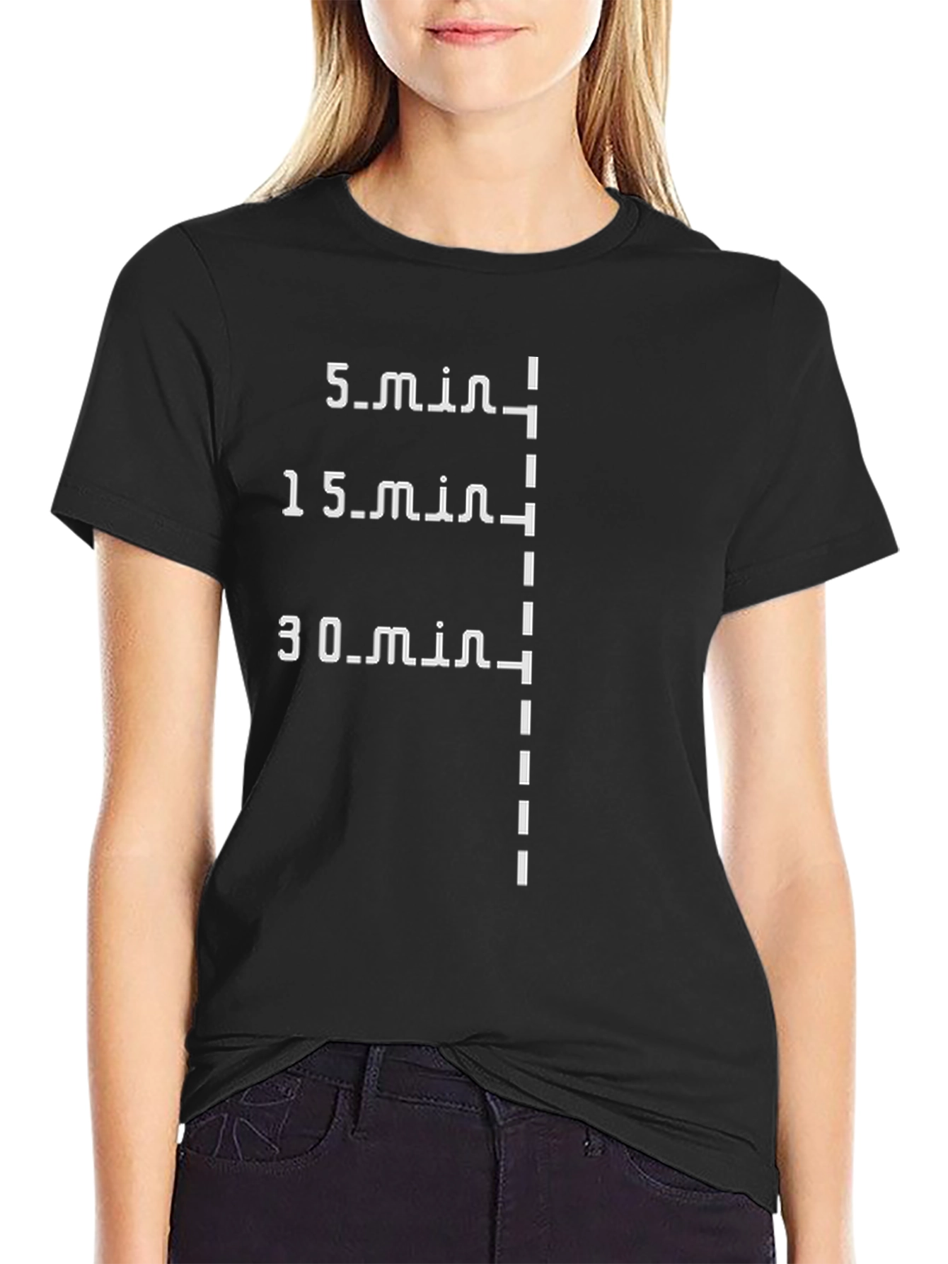 Camiseta Negra Algodón Tiempo de Cocción
