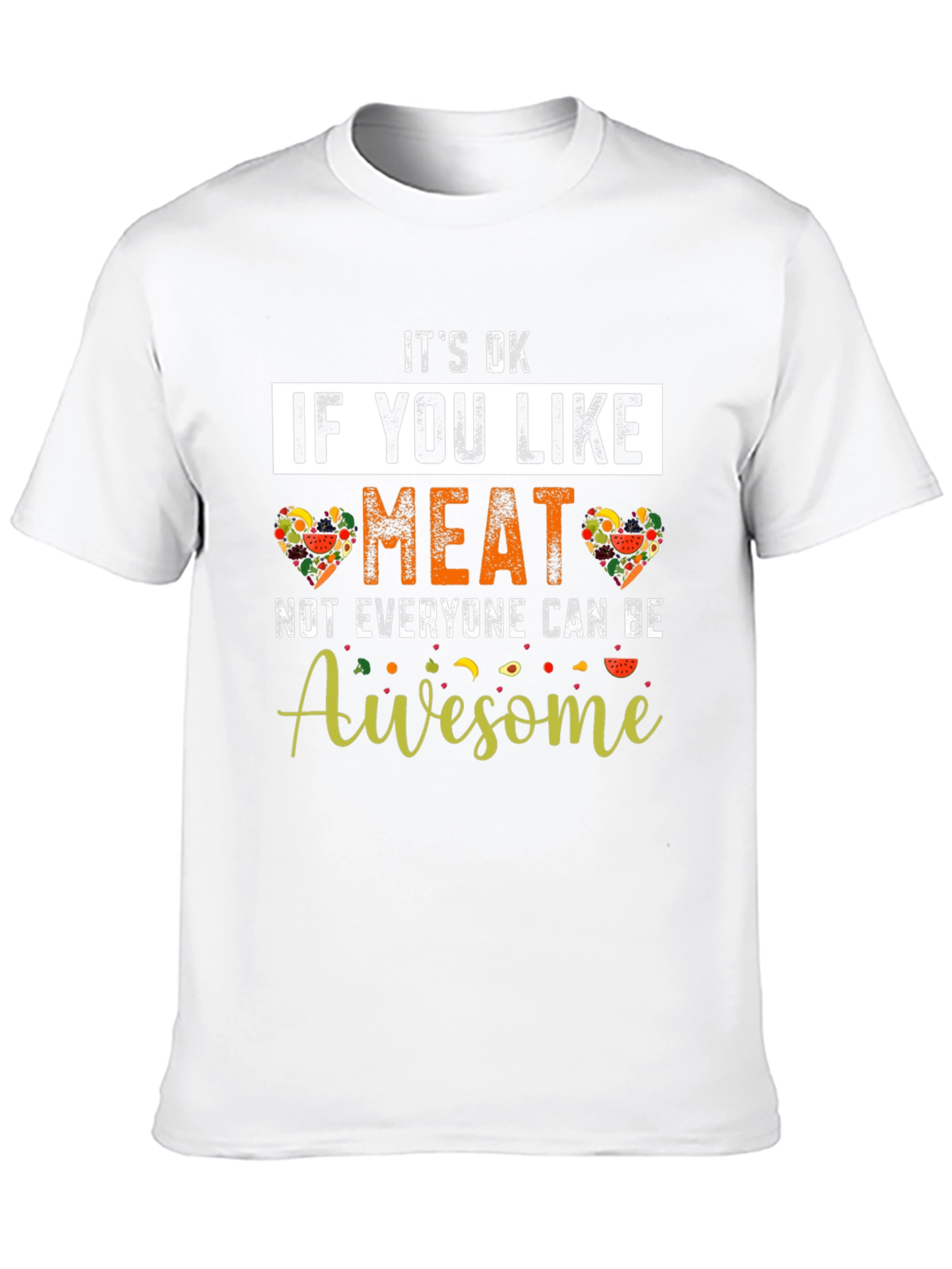 Camiseta Negra Its OK If You Like Meat