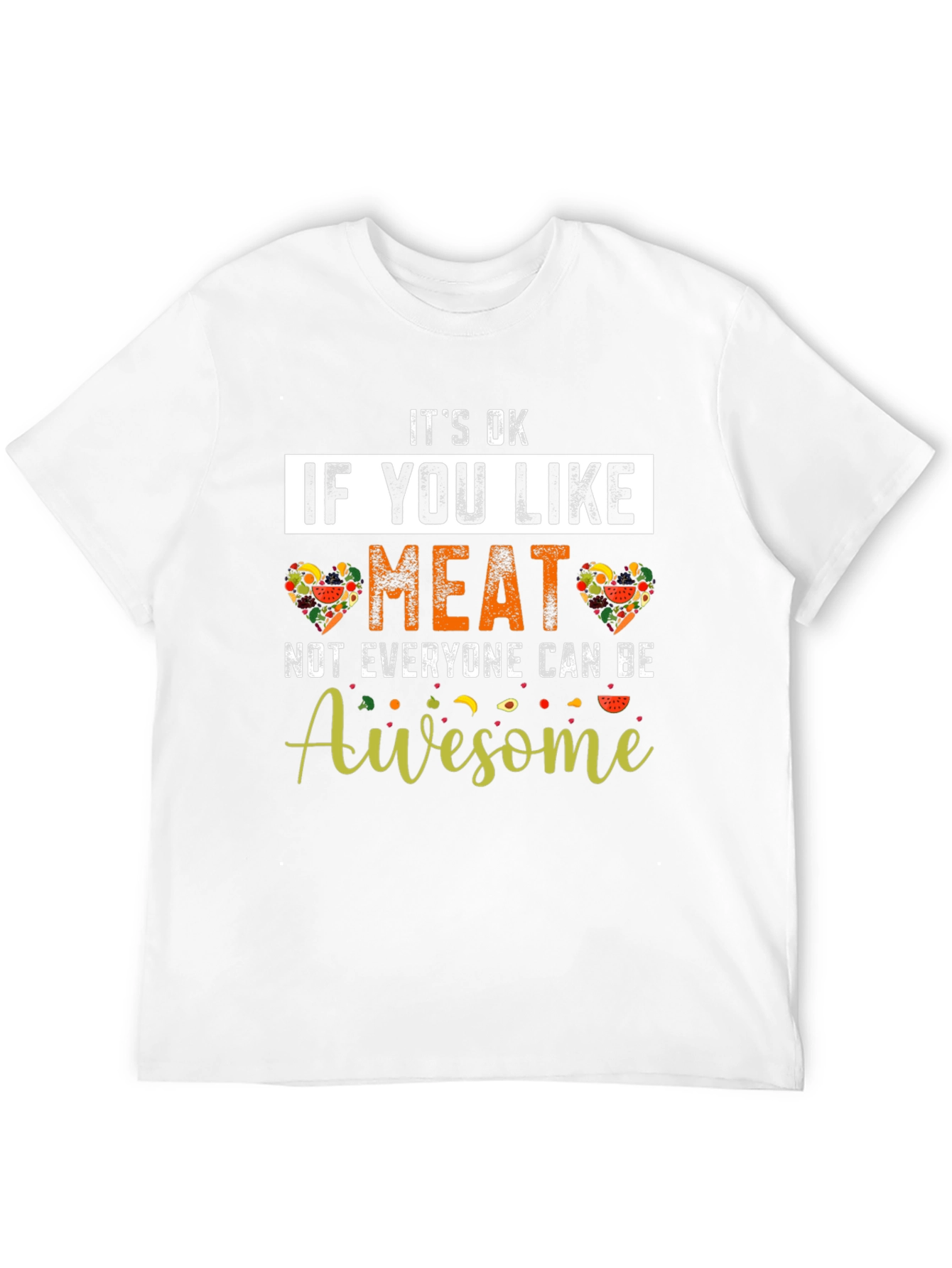 Camiseta Negra Its OK If You Like Meat