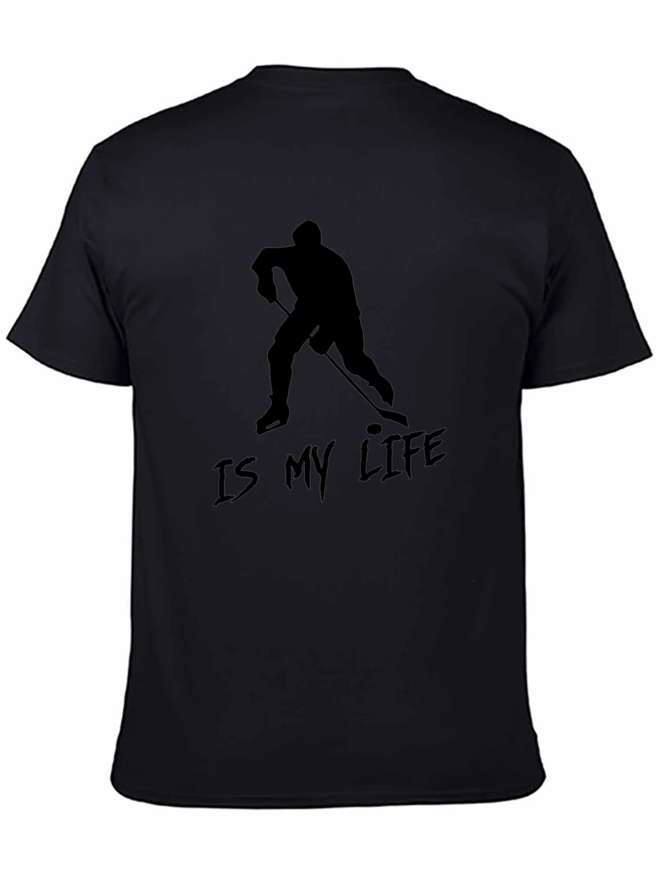 Camiseta Negra Hockey Is My Life