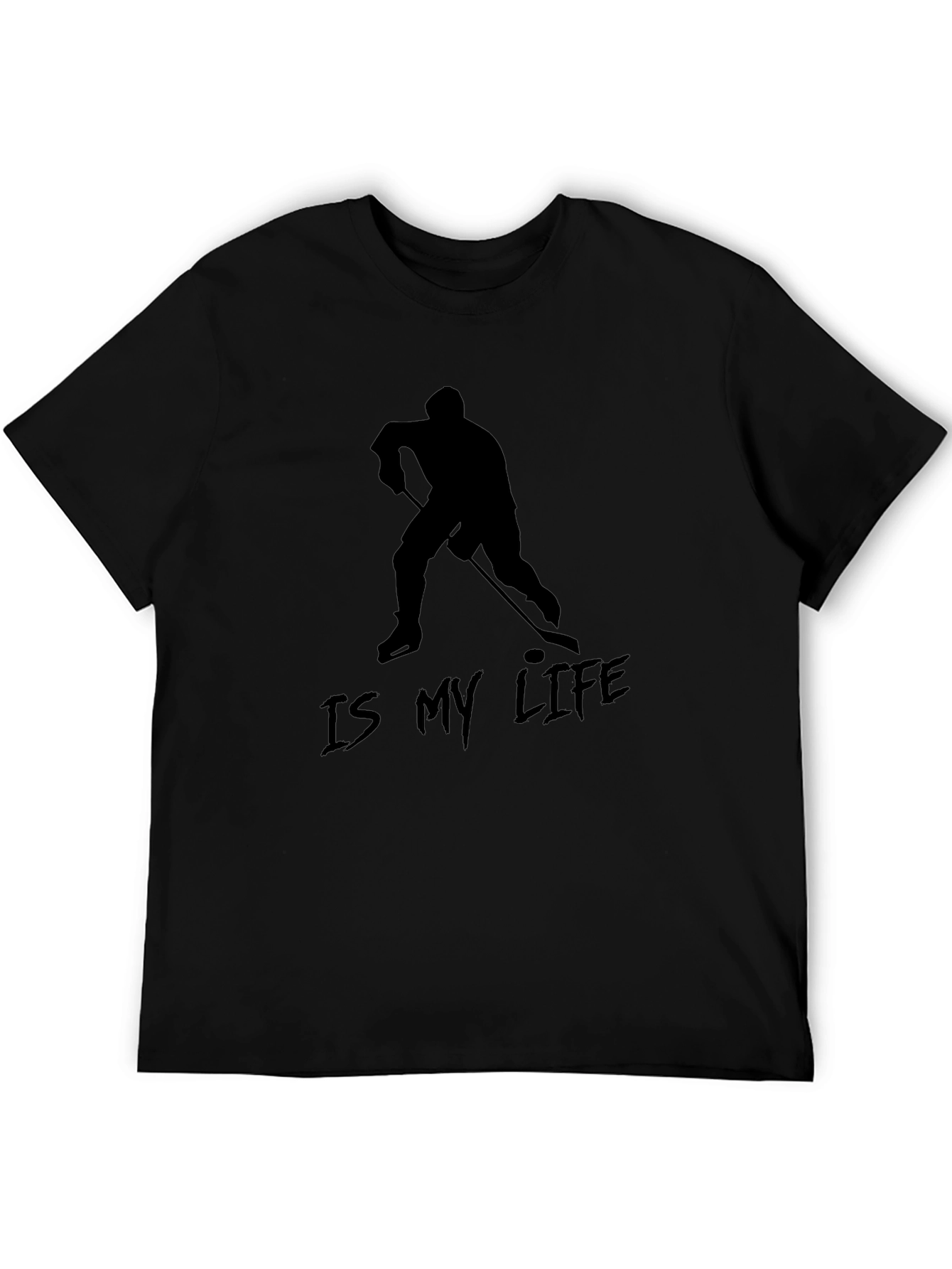 Camiseta Negra Hockey Is My Life