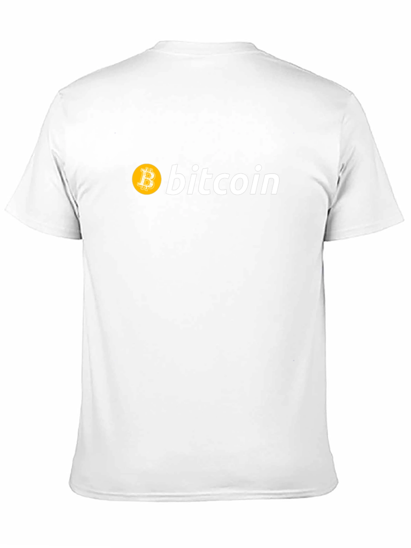 Camiseta Bitcoin Negra - Diseño Moderno