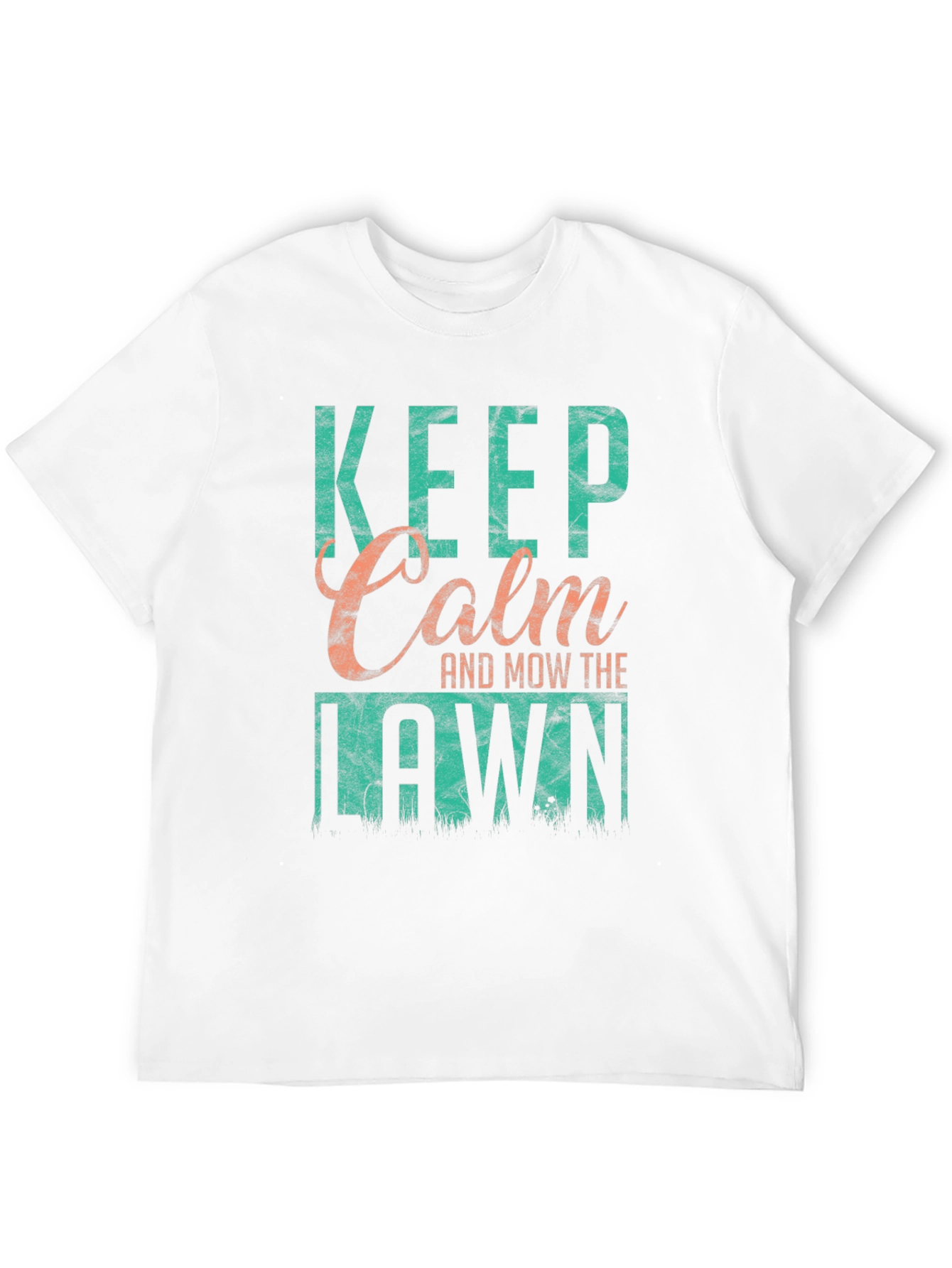 Camiseta Keep Calm and Mow the Lawn para hombre