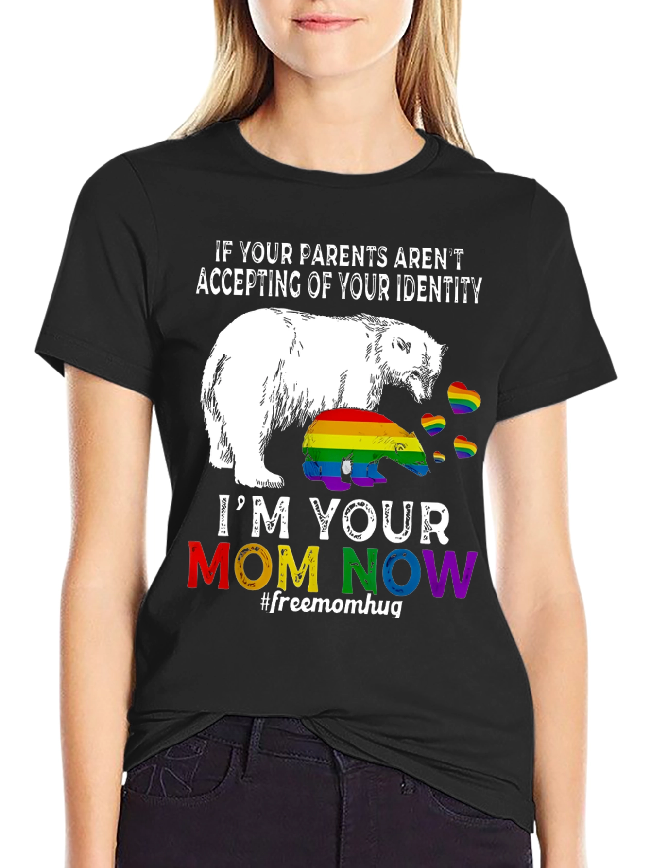 Camiseta LGBT Oso Polar - Mamá Amorosa