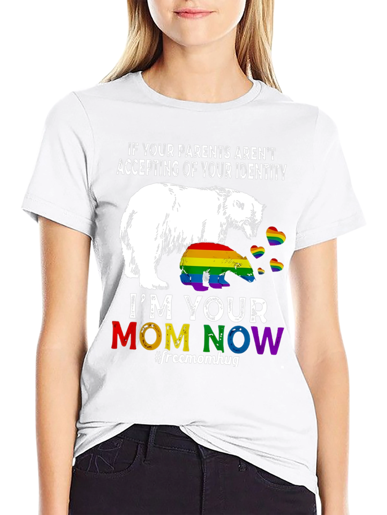Camiseta LGBT Oso Polar - Mamá Amorosa