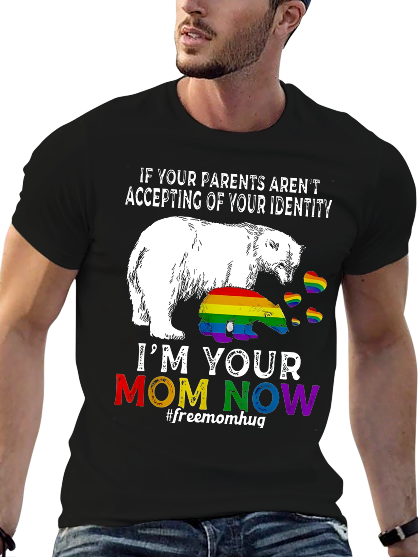 Camiseta LGBT Oso Polar - Mamá Amorosa