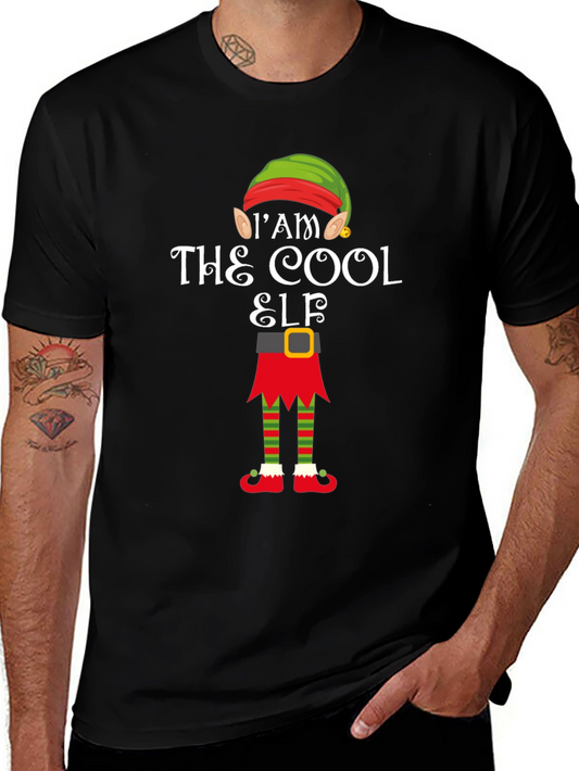 Camiseta Navideña The Cool Elf para Hombre