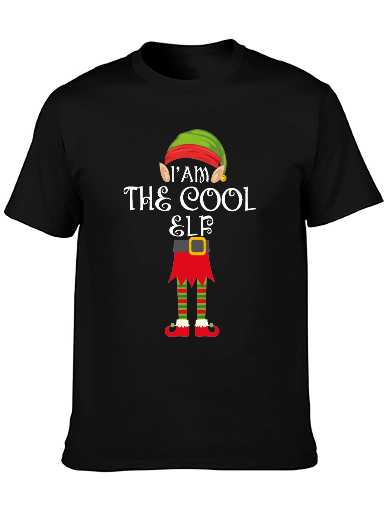Camiseta Navideña The Cool Elf para Hombre