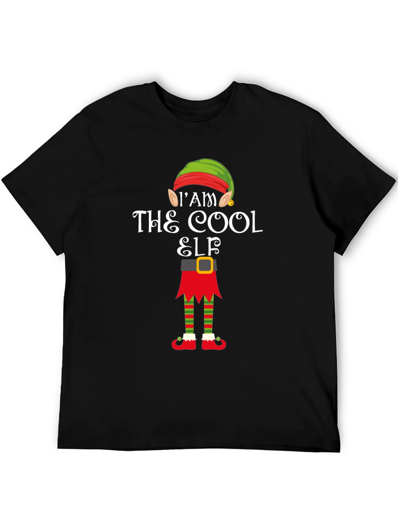 Camiseta Navideña The Cool Elf para Hombre