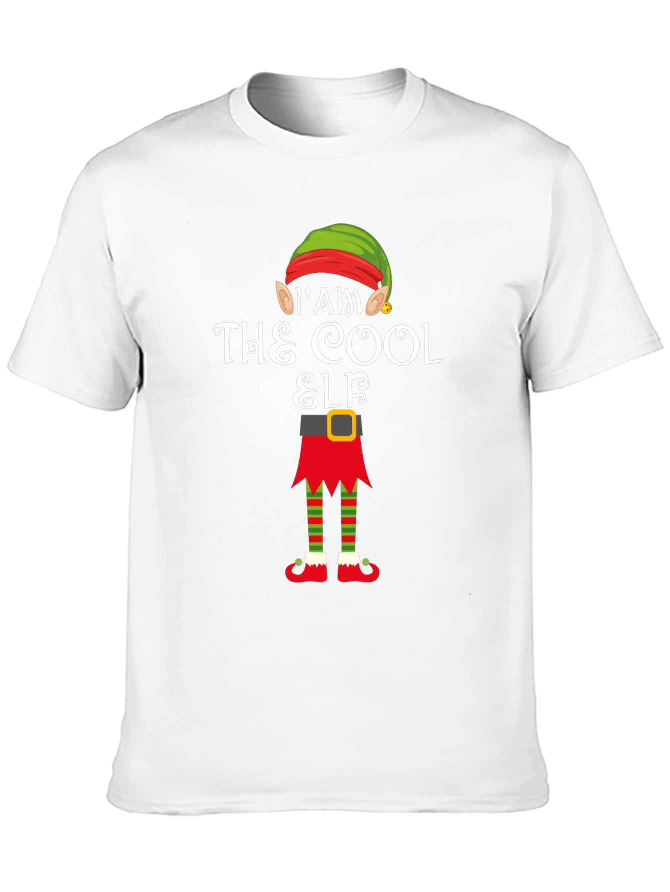 Camiseta Navideña The Cool Elf para Hombre