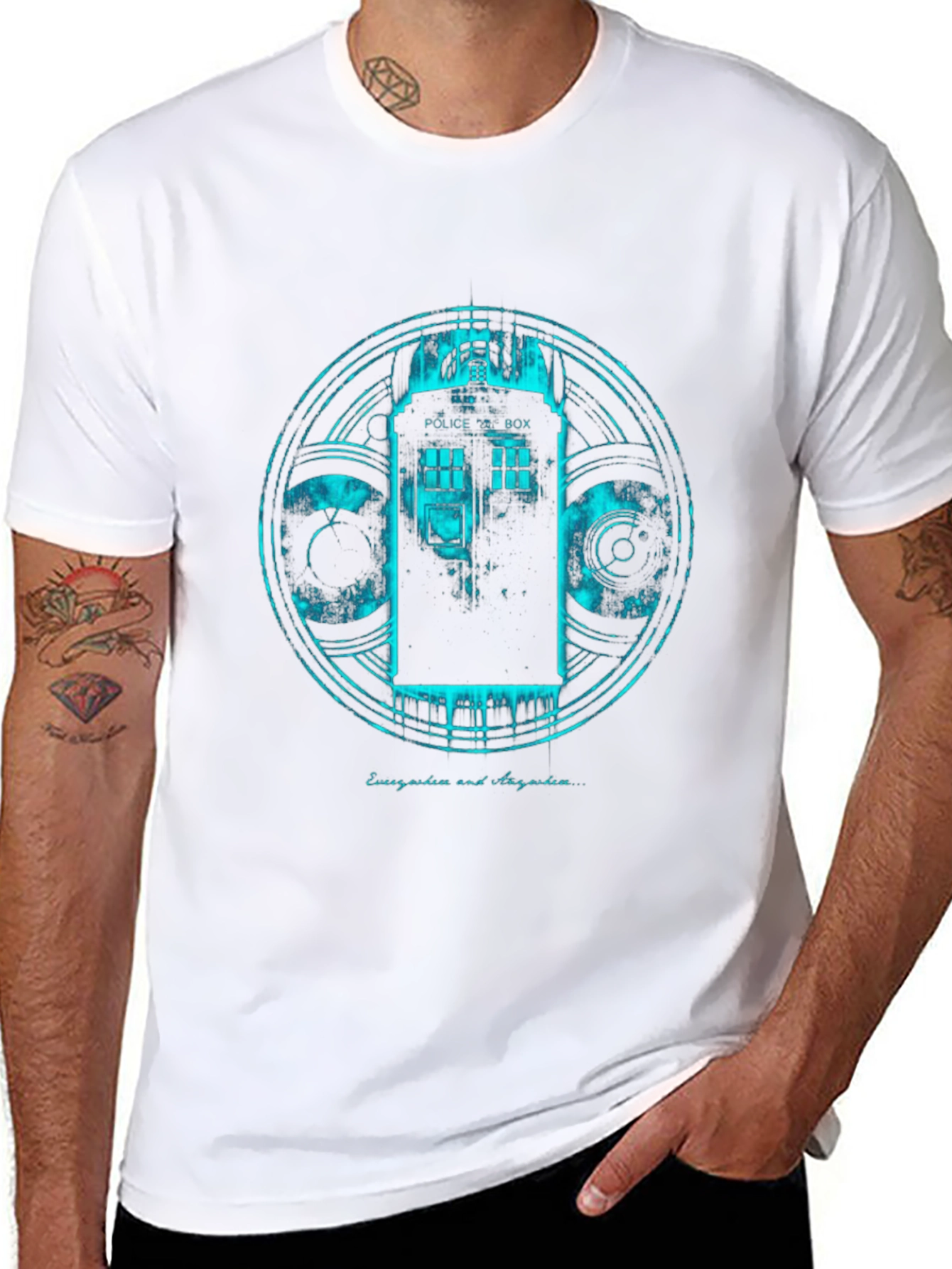 Camiseta Hombre Tardis Doctor Who
