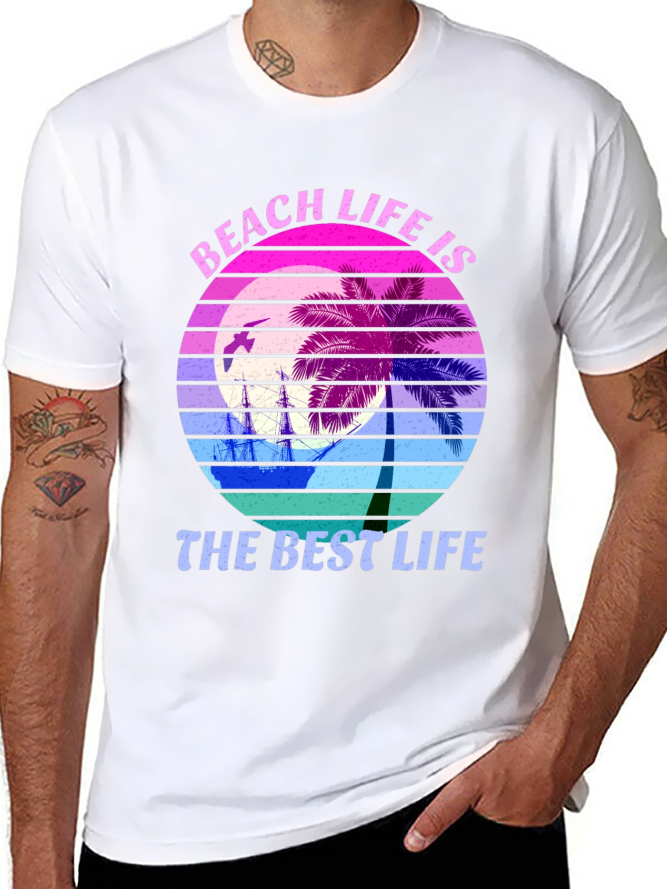 Camiseta Beach Life para un Verano Inolvidable