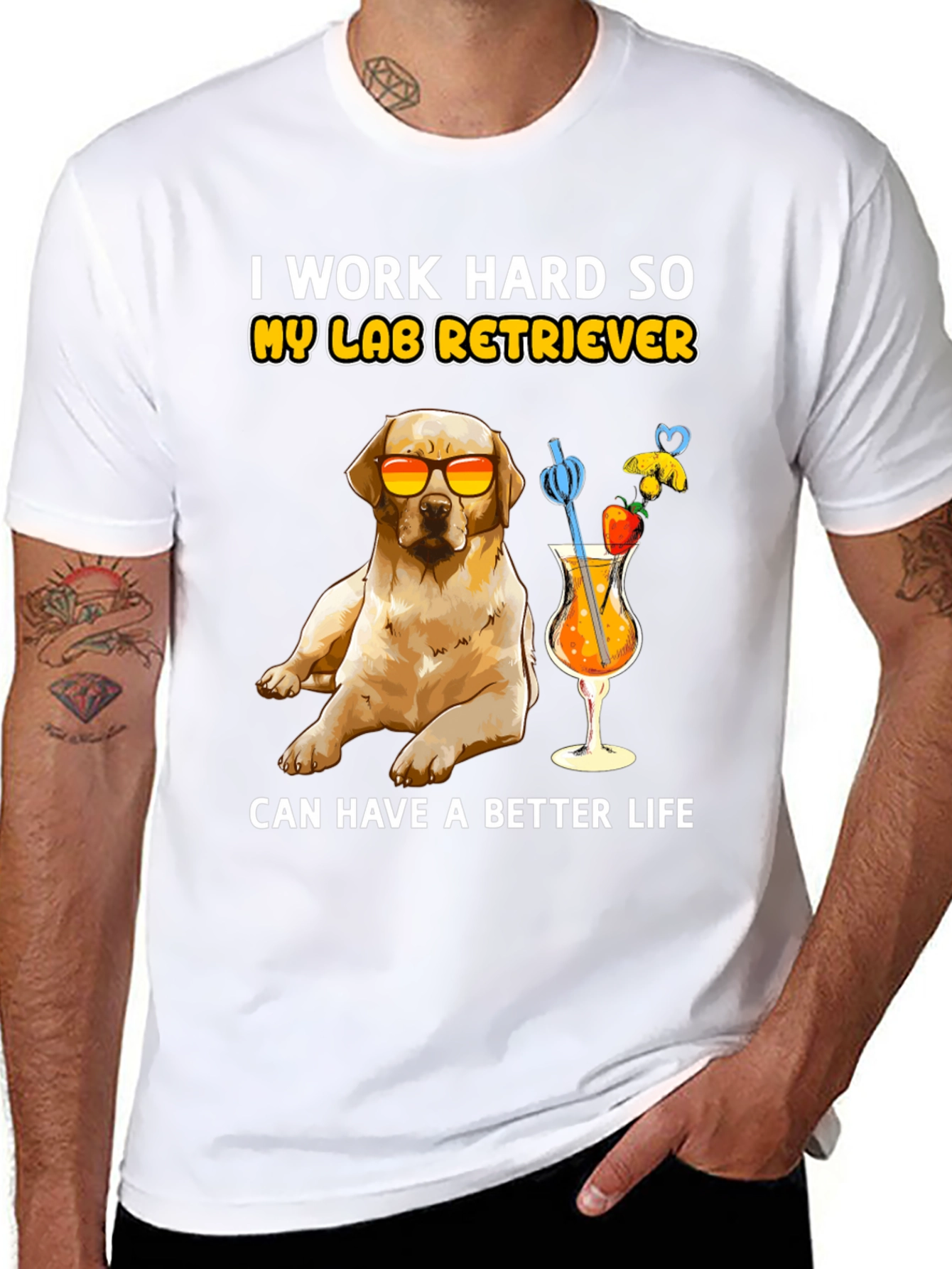 Camiseta Mi Labrador Retriever Una Vida Mejor