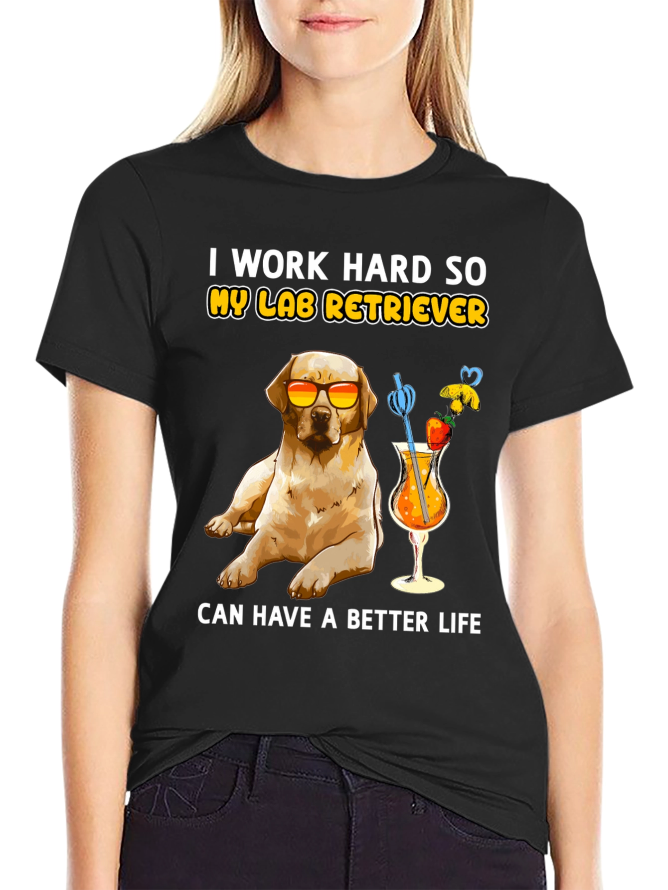Camiseta Mi Labrador Retriever Una Vida Mejor