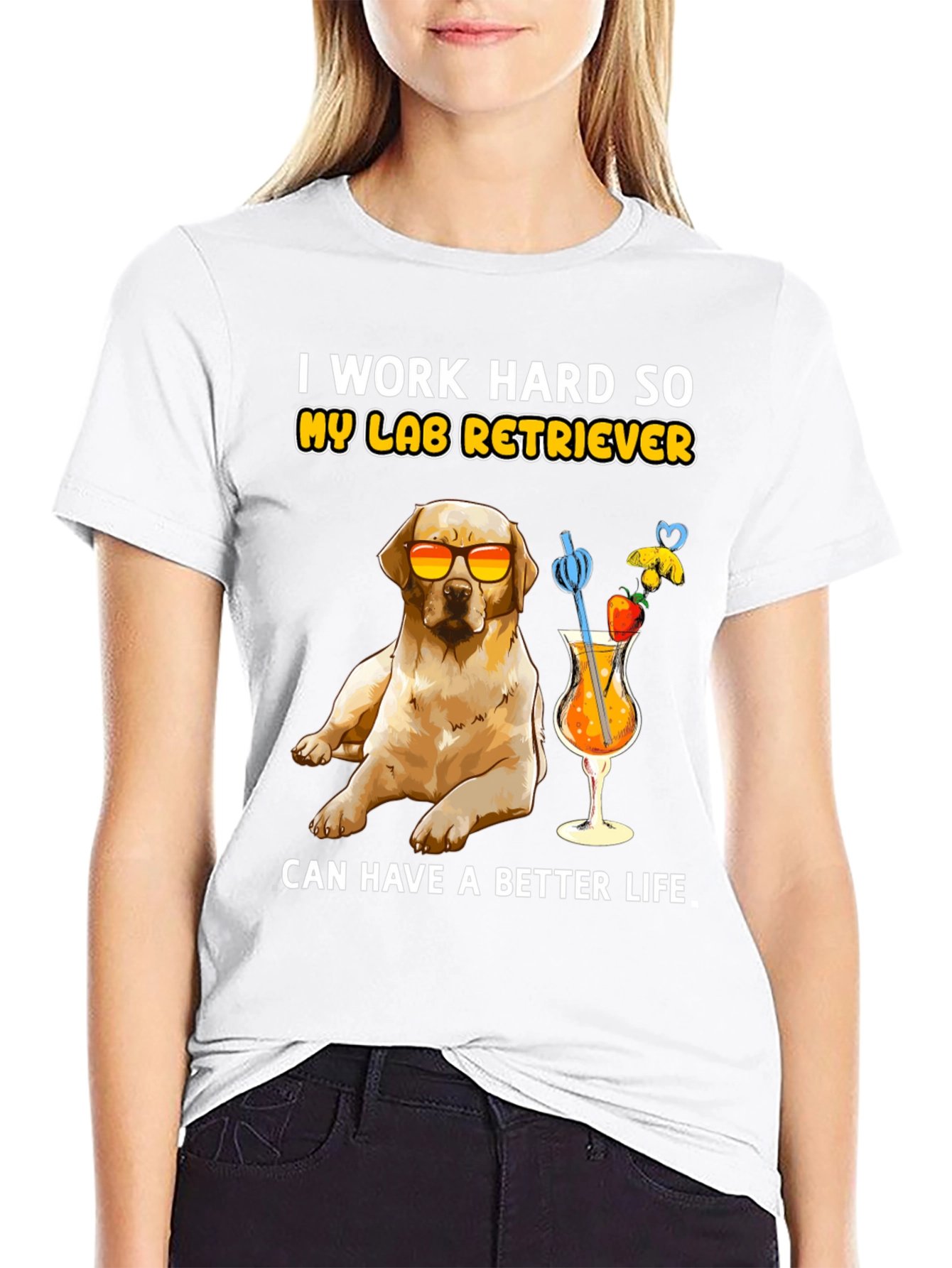 Camiseta Mi Labrador Retriever Una Vida Mejor