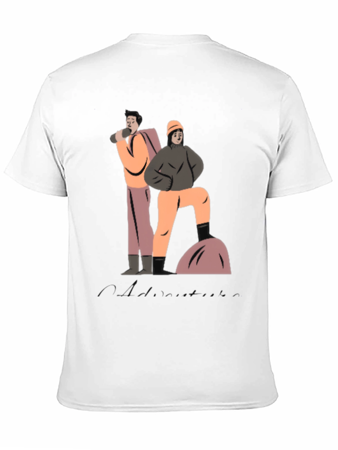 Camiseta Negra Aventura: Estilo y Comodidad