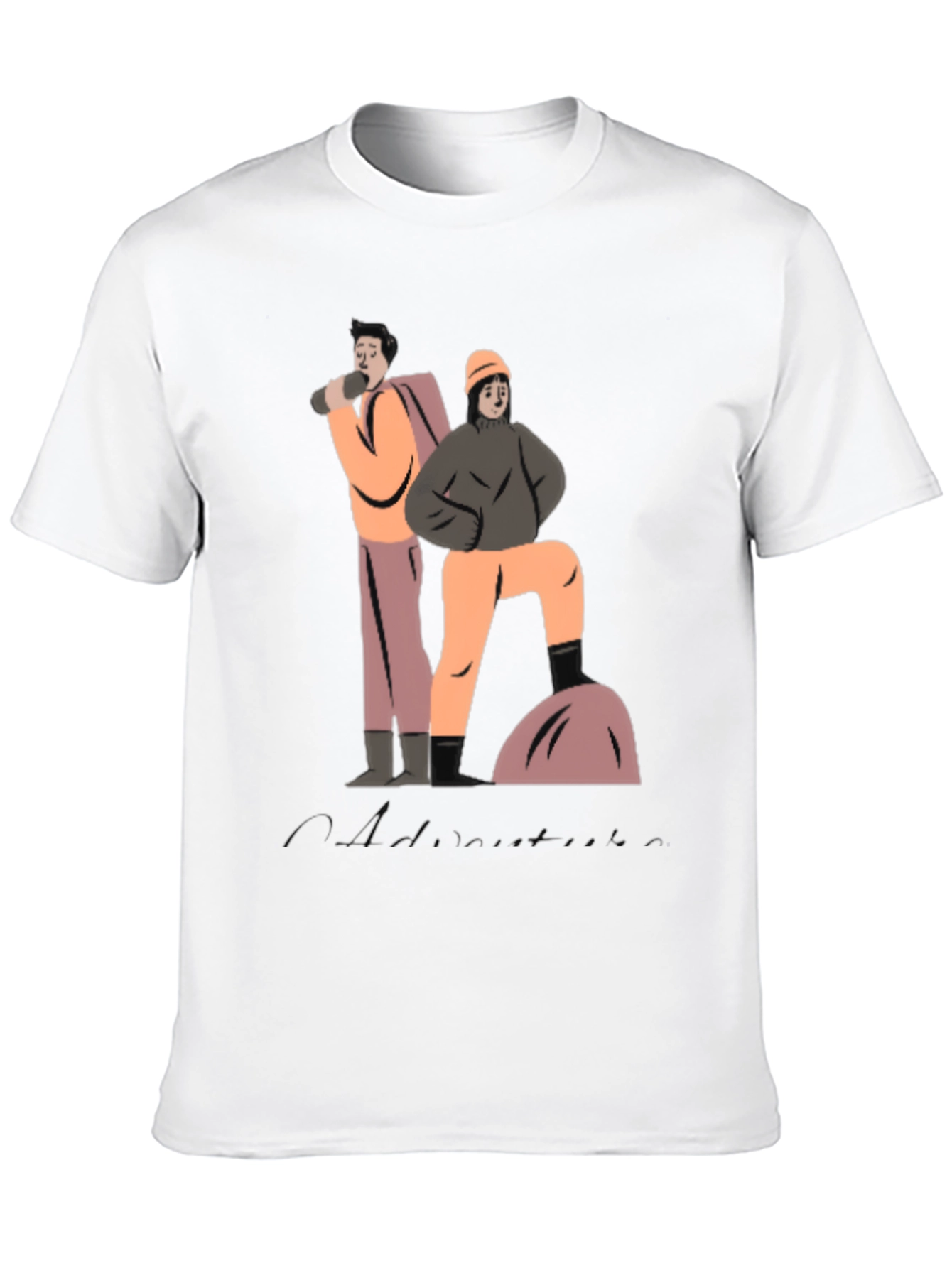 Camiseta Negra Aventura: Estilo y Comodidad