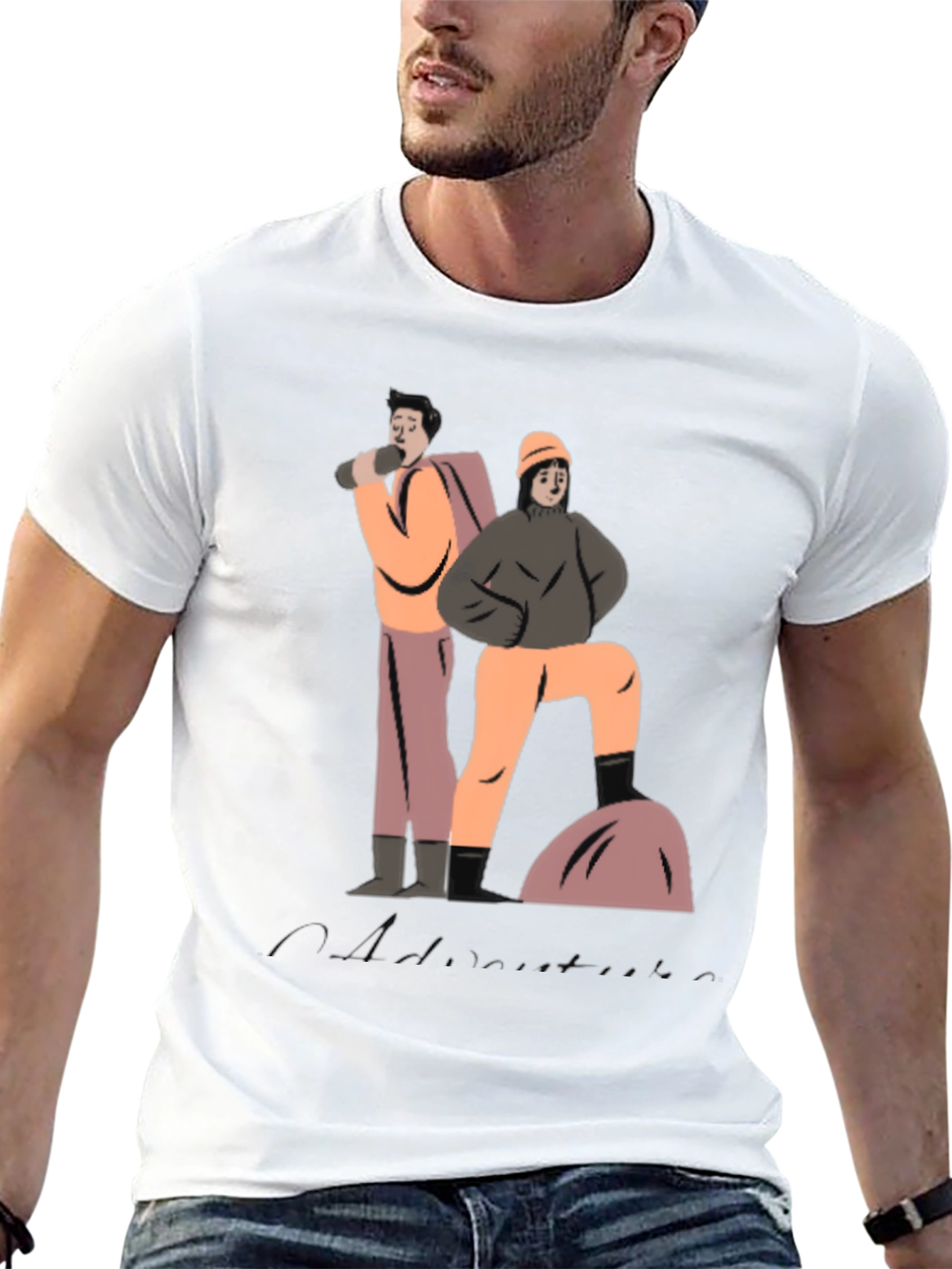 Camiseta Negra Aventura: Estilo y Comodidad