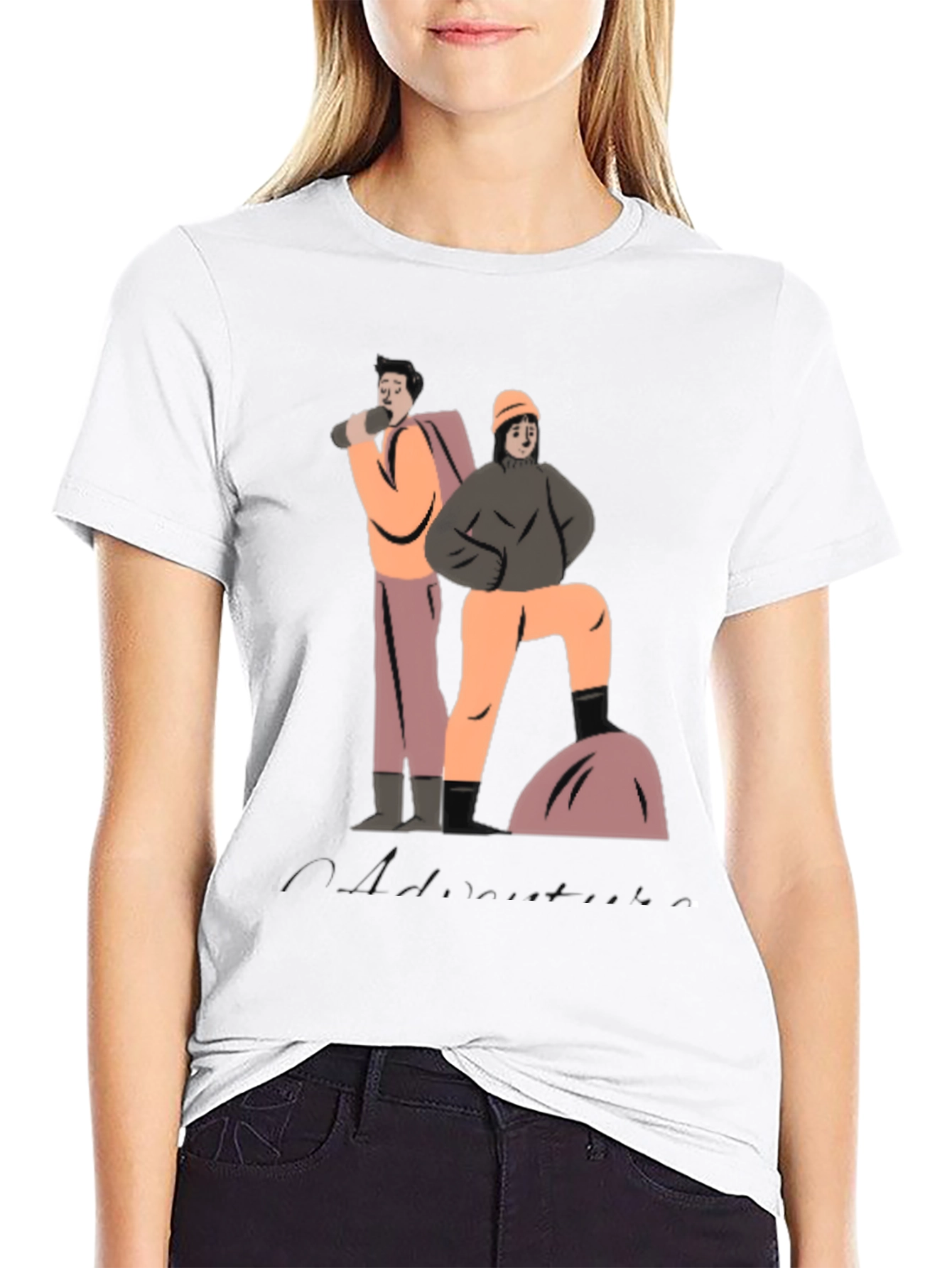Camiseta Negra Aventura: Estilo y Comodidad