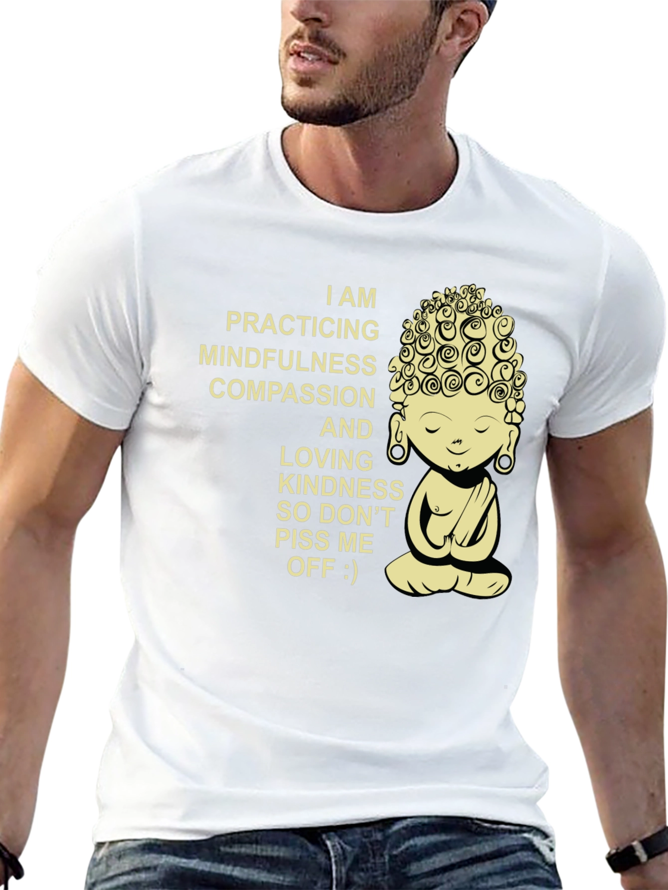 Camiseta Mindfulness Compasión - No Me Hagas Enfadadar