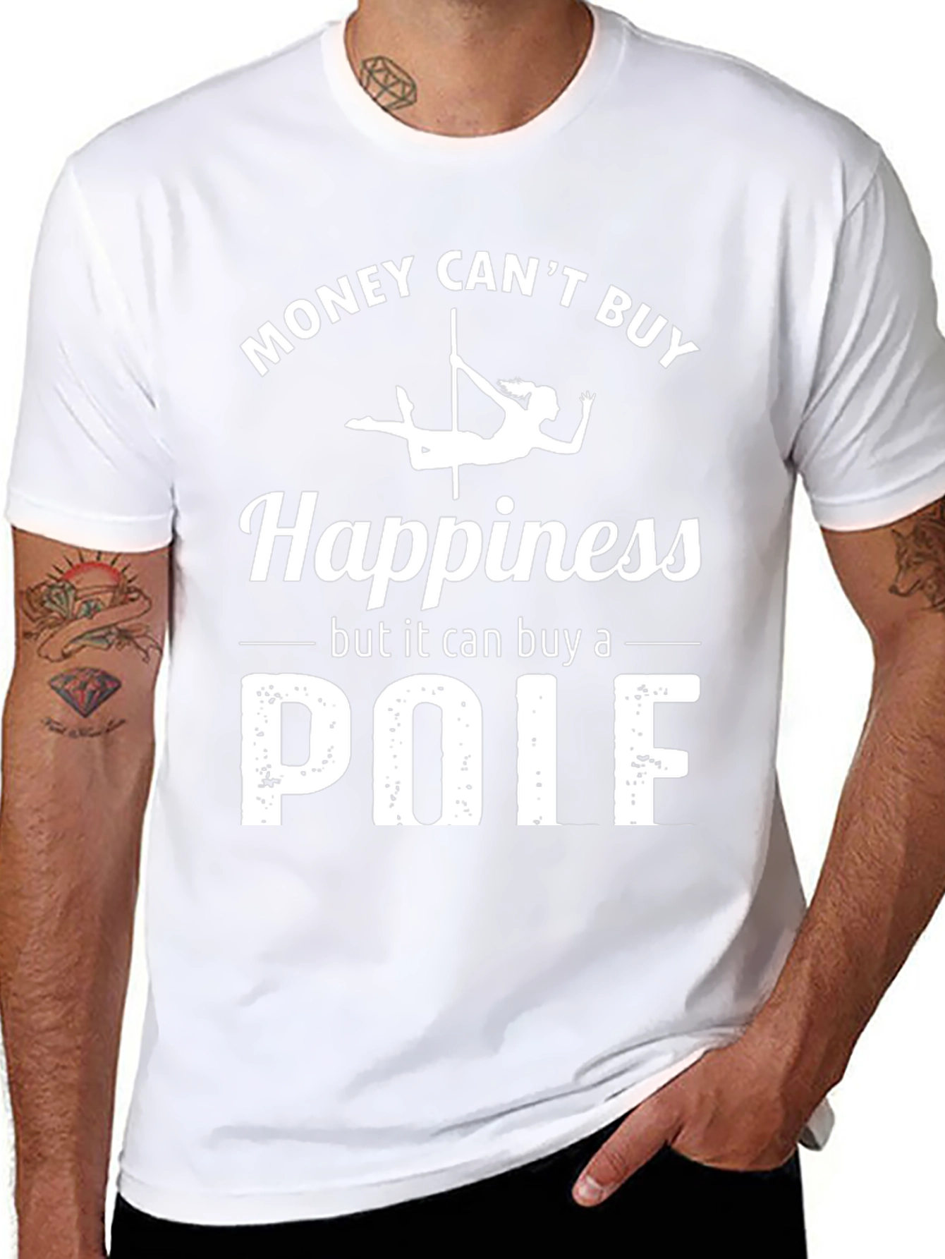 Camiseta Hombre Pole: Felicidad al Alcance