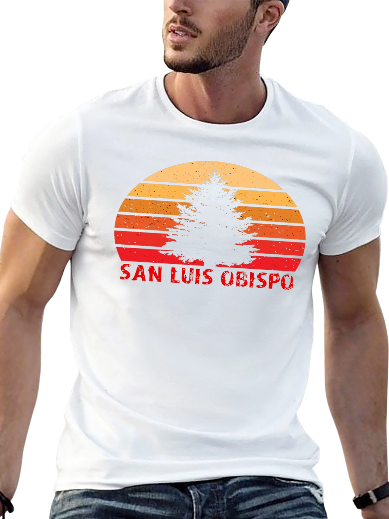 Camiseta San Luis Obispo Sunset Árbol