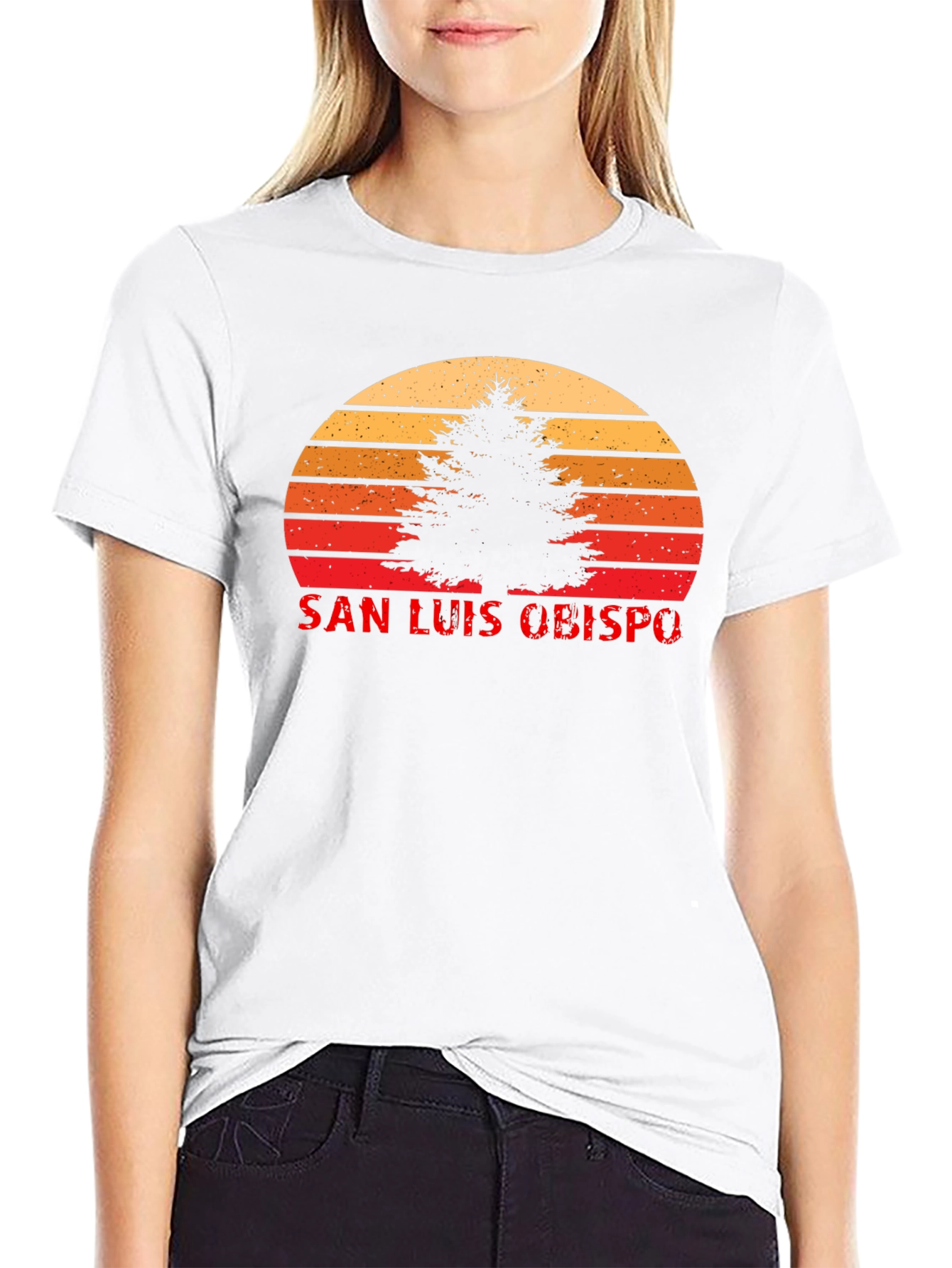 Camiseta San Luis Obispo Sunset Árbol
