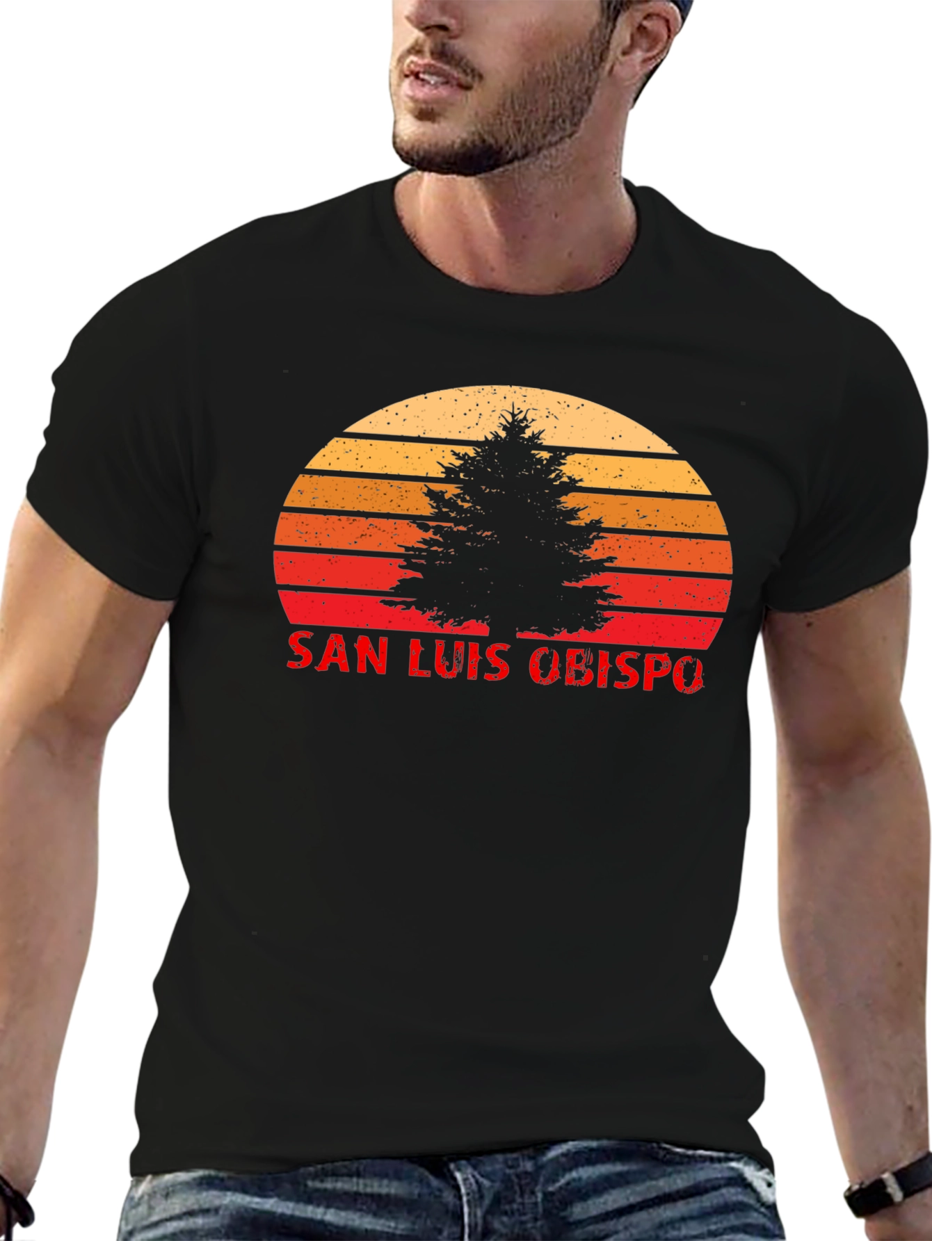 Camiseta San Luis Obispo Sunset Árbol
