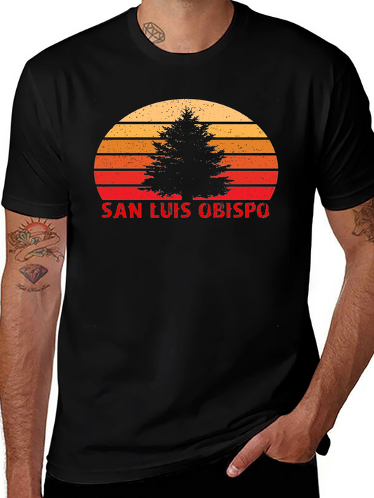 Camiseta San Luis Obispo Sunset Árbol