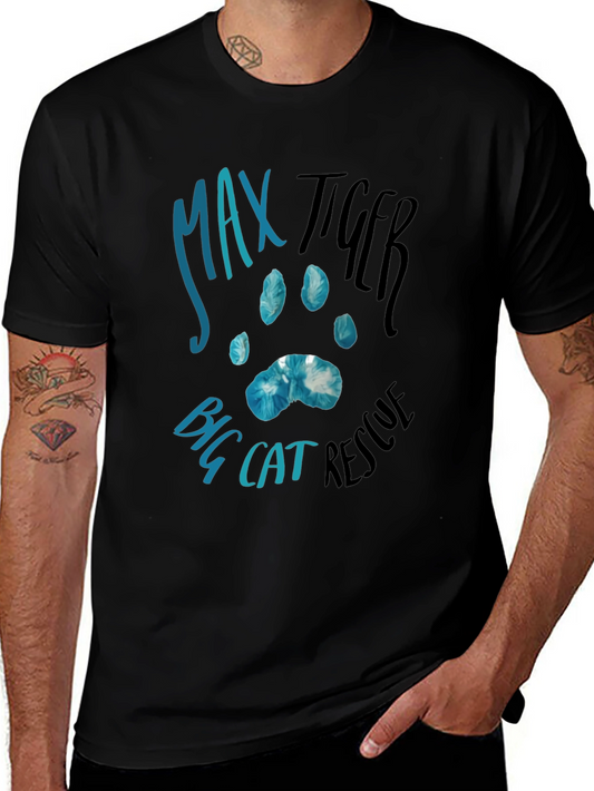 Camiseta Negra Max Tiger Big Cat Rescue