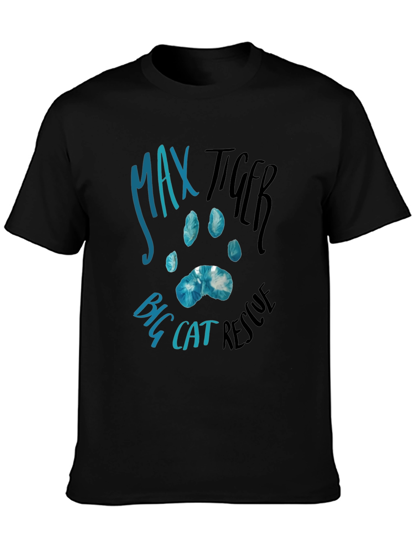 Camiseta Negra Max Tiger Big Cat Rescue