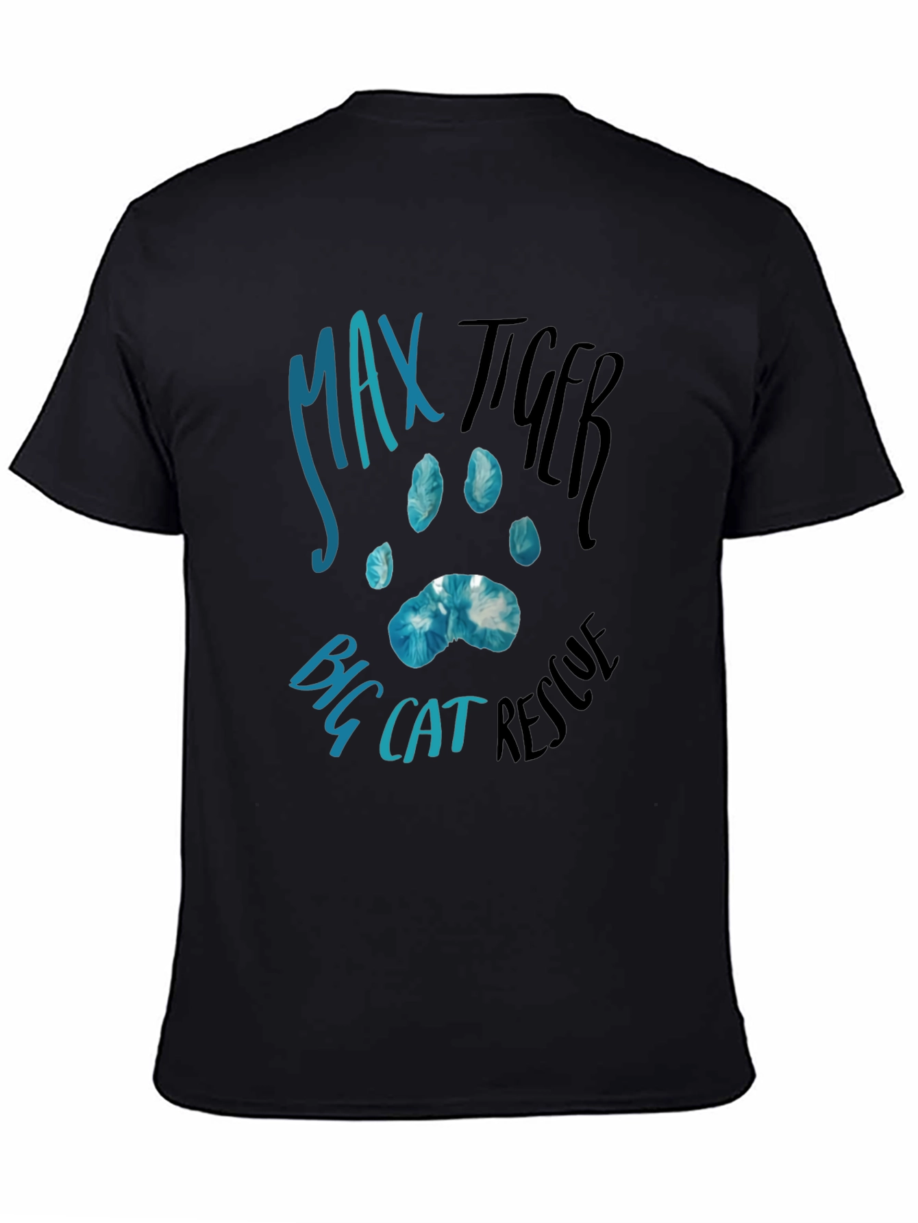Camiseta Negra Max Tiger Big Cat Rescue