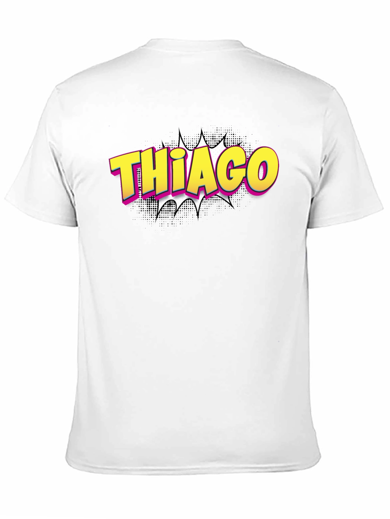 Camiseta Negra Thiago Estilo Cómic
