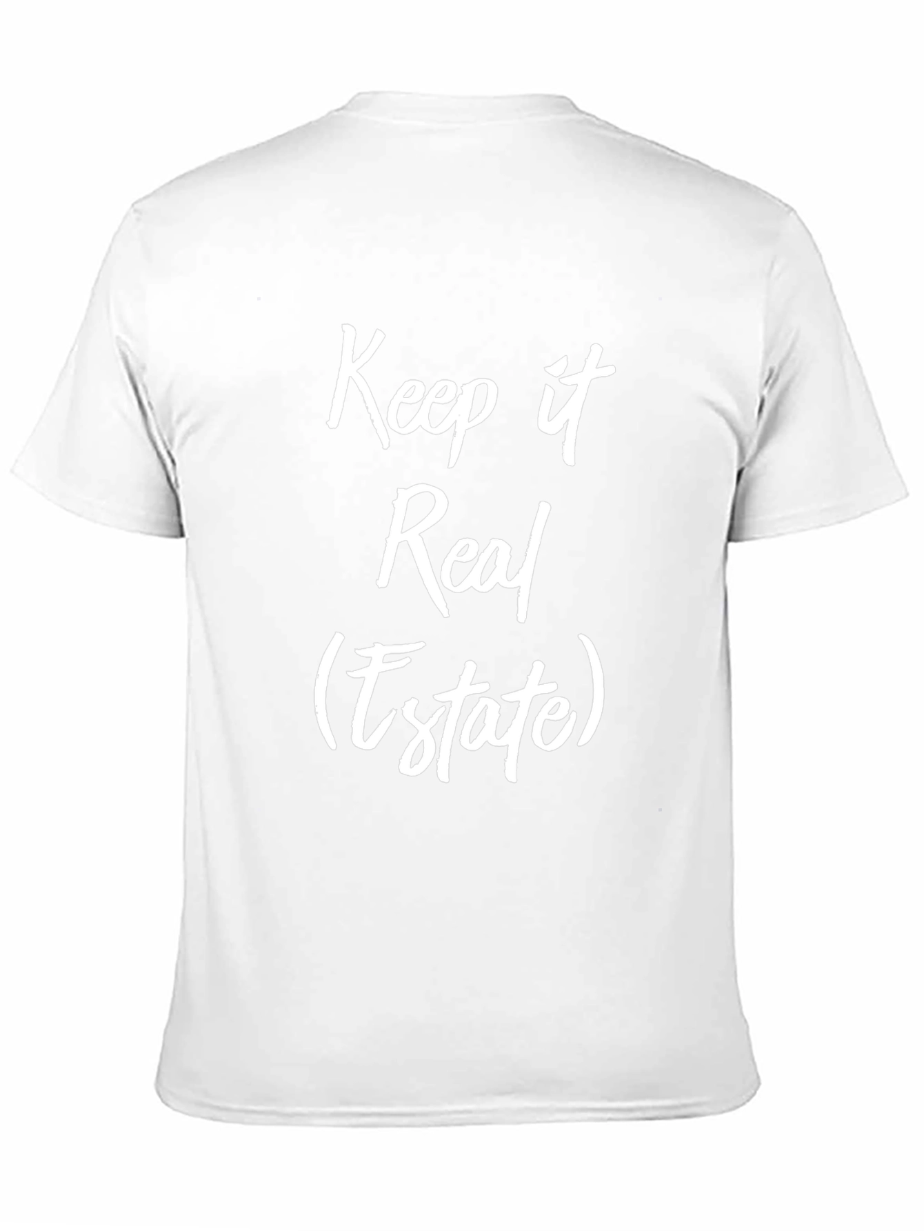 Camiseta Negra: Keep it Real (Estate)