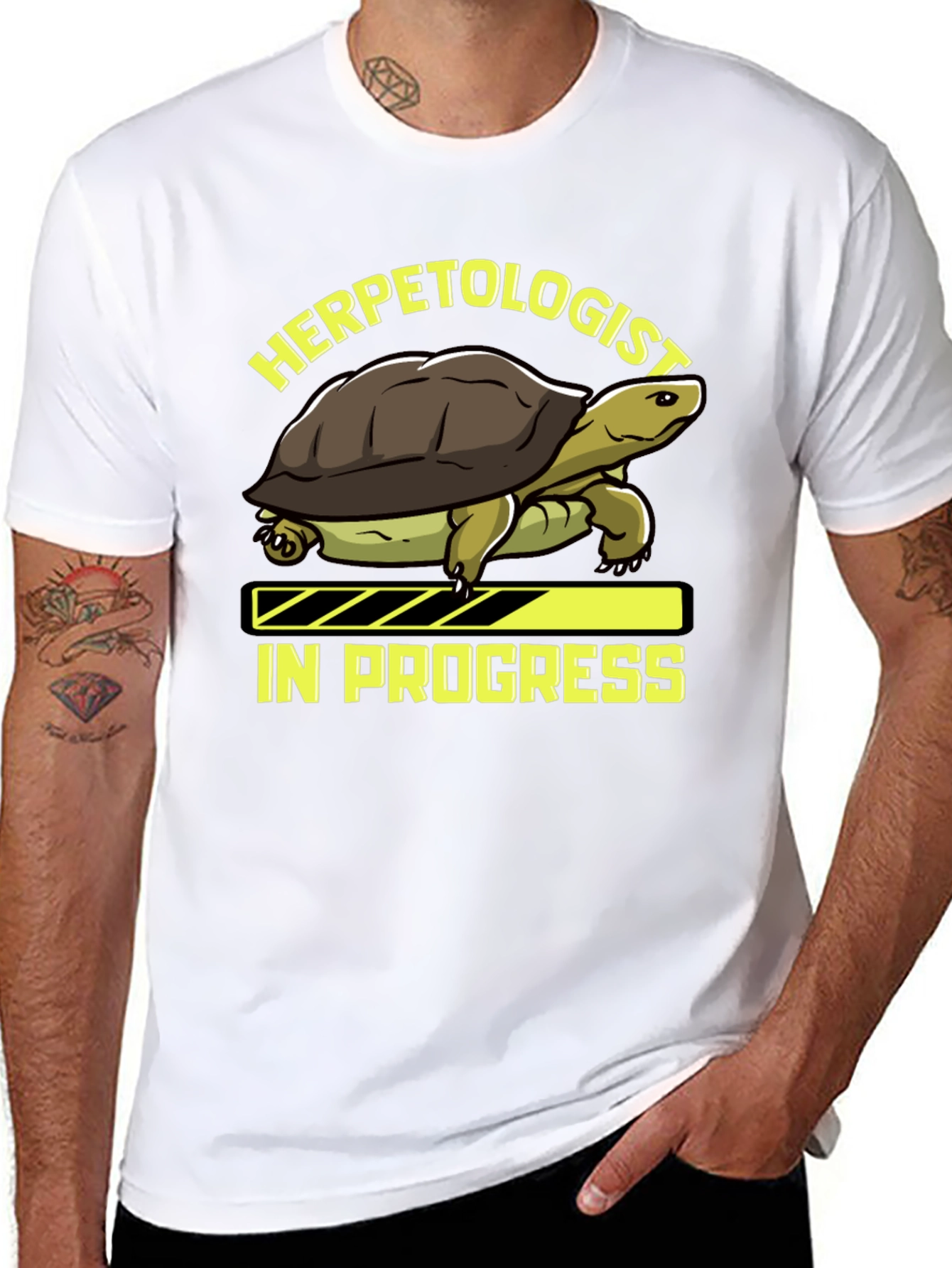 Camiseta Negra Herpetólogo En Progreso