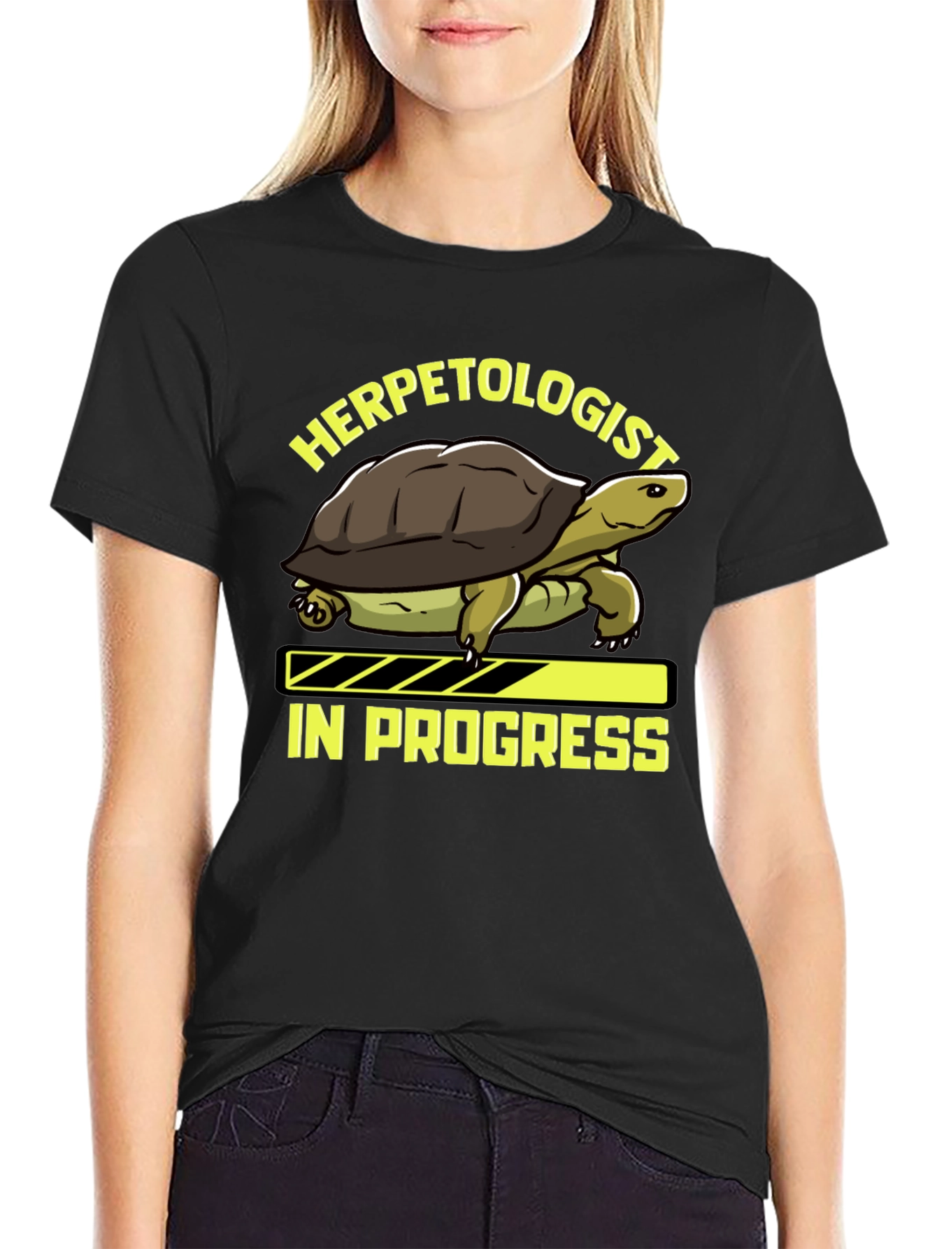 Camiseta Negra Herpetólogo En Progreso